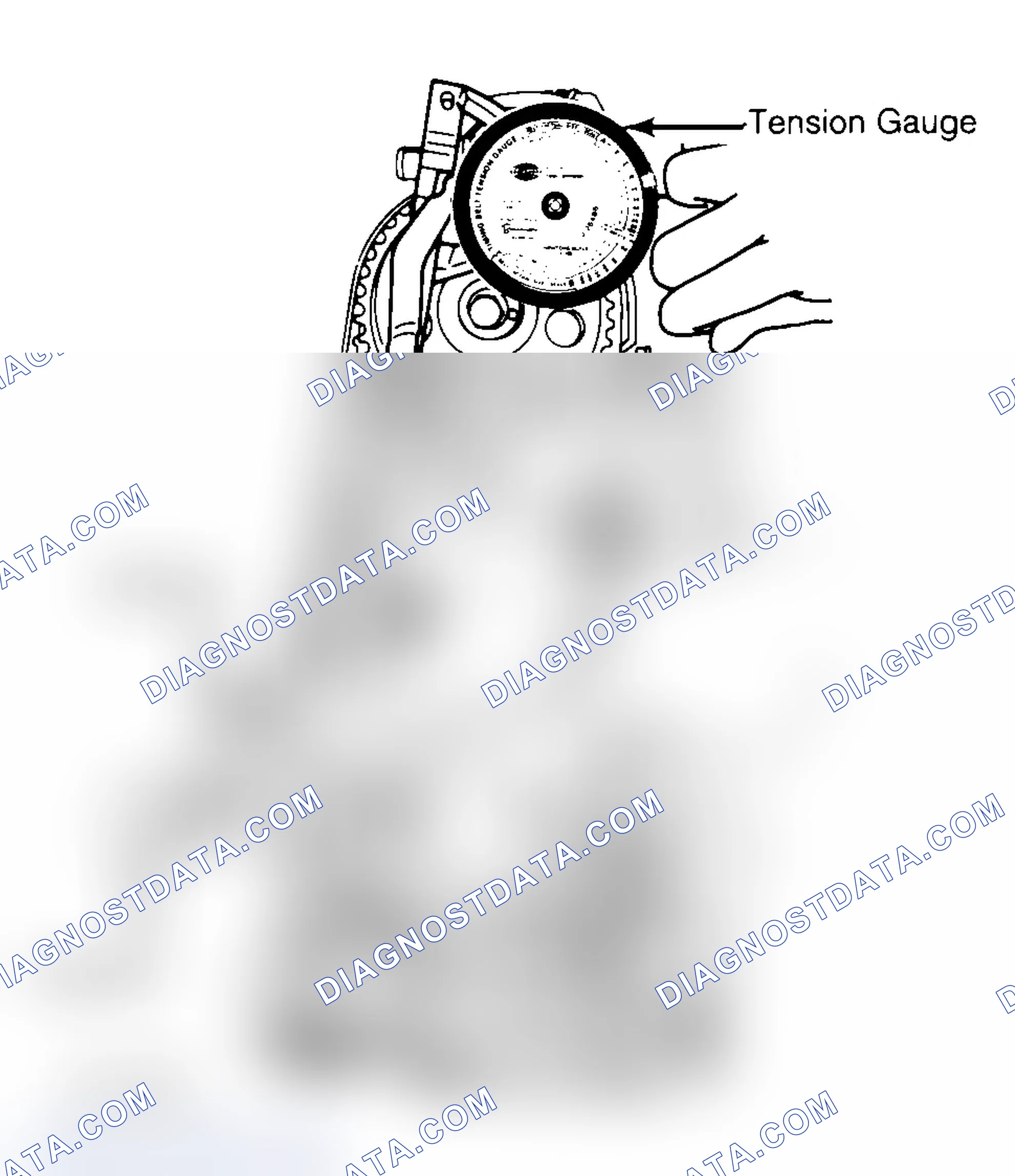 Scheme 28: Adjusting Typical Timing Belt Tension