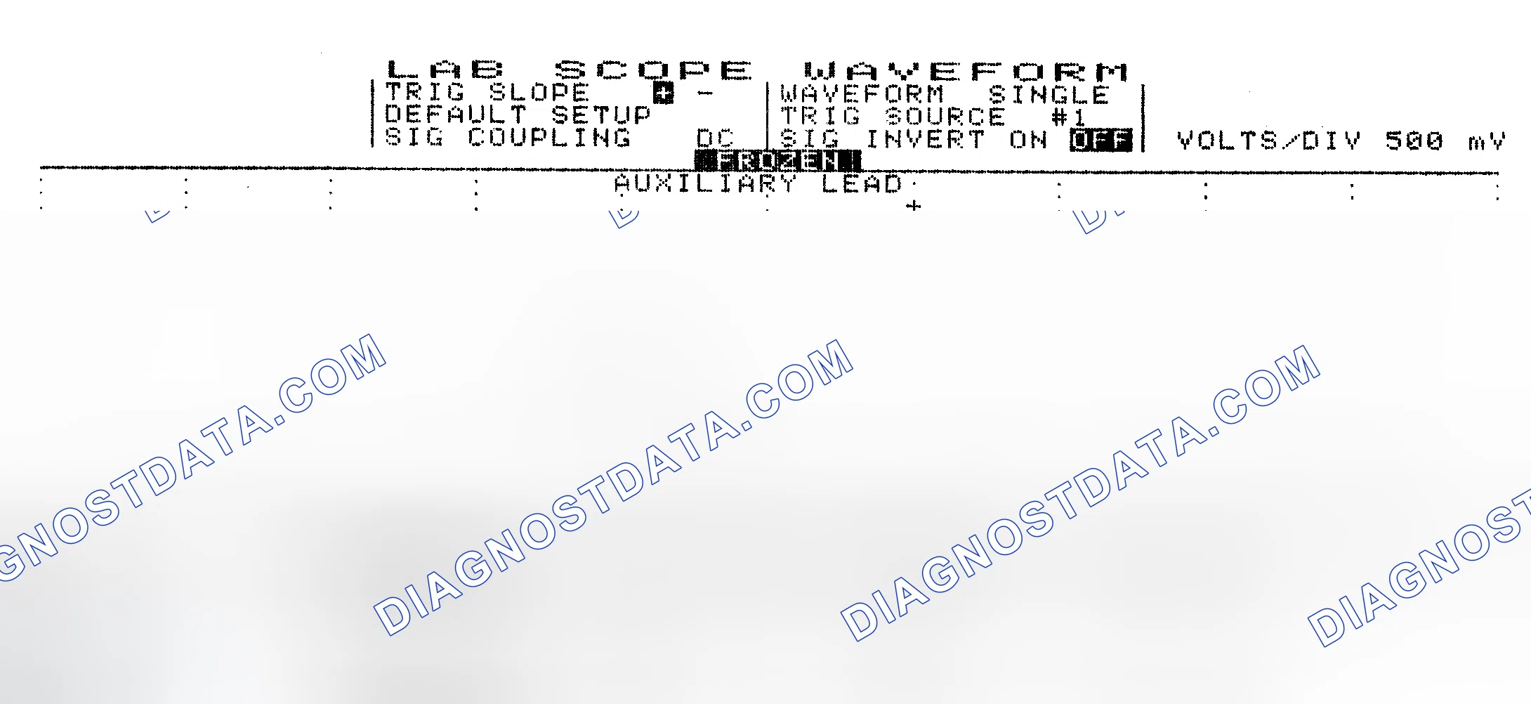 Scheme 10: Single Injector w/Excessive Current Flow - Current Pattern