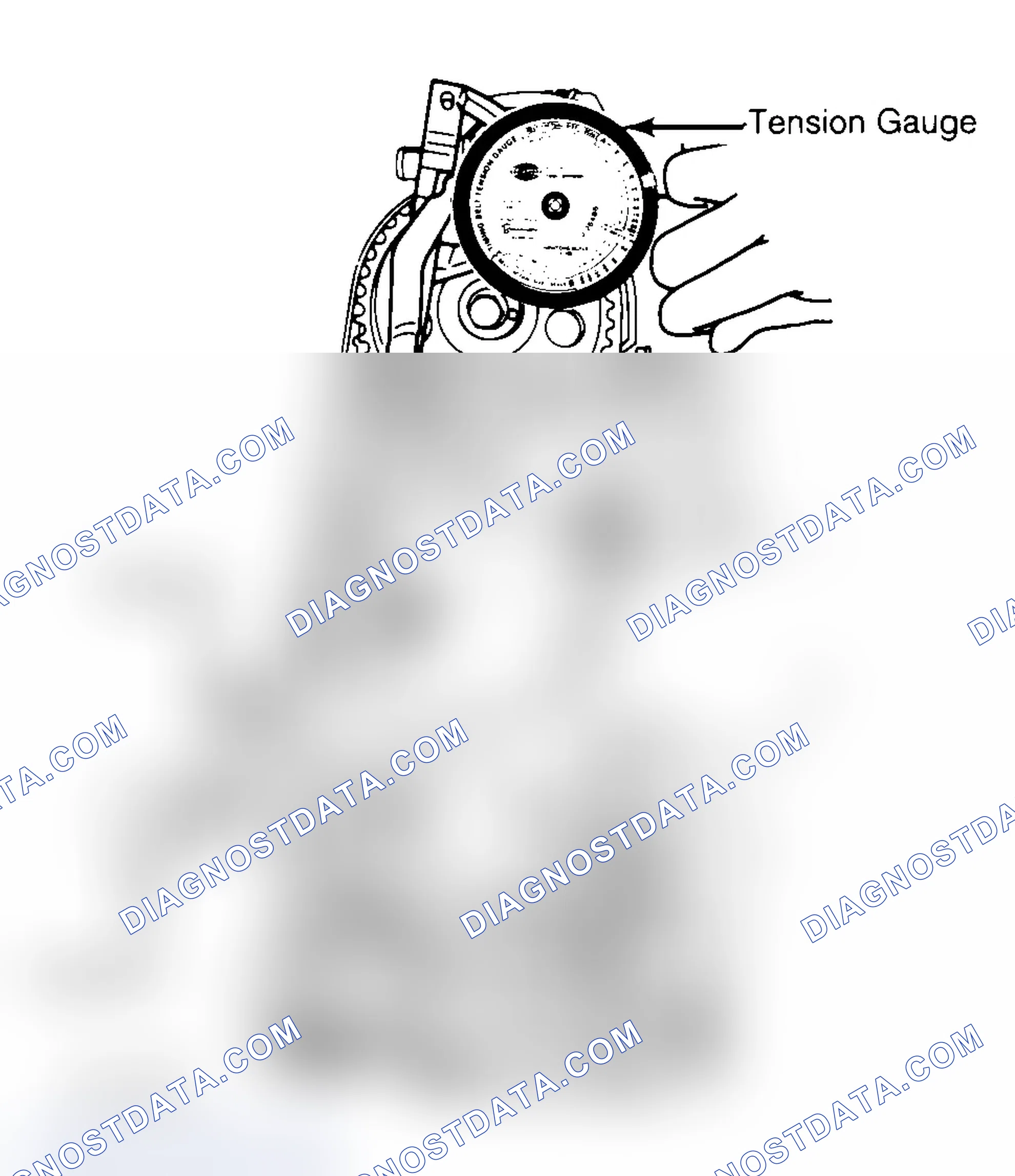 Scheme 28: Adjusting Typical Timing Belt Tension