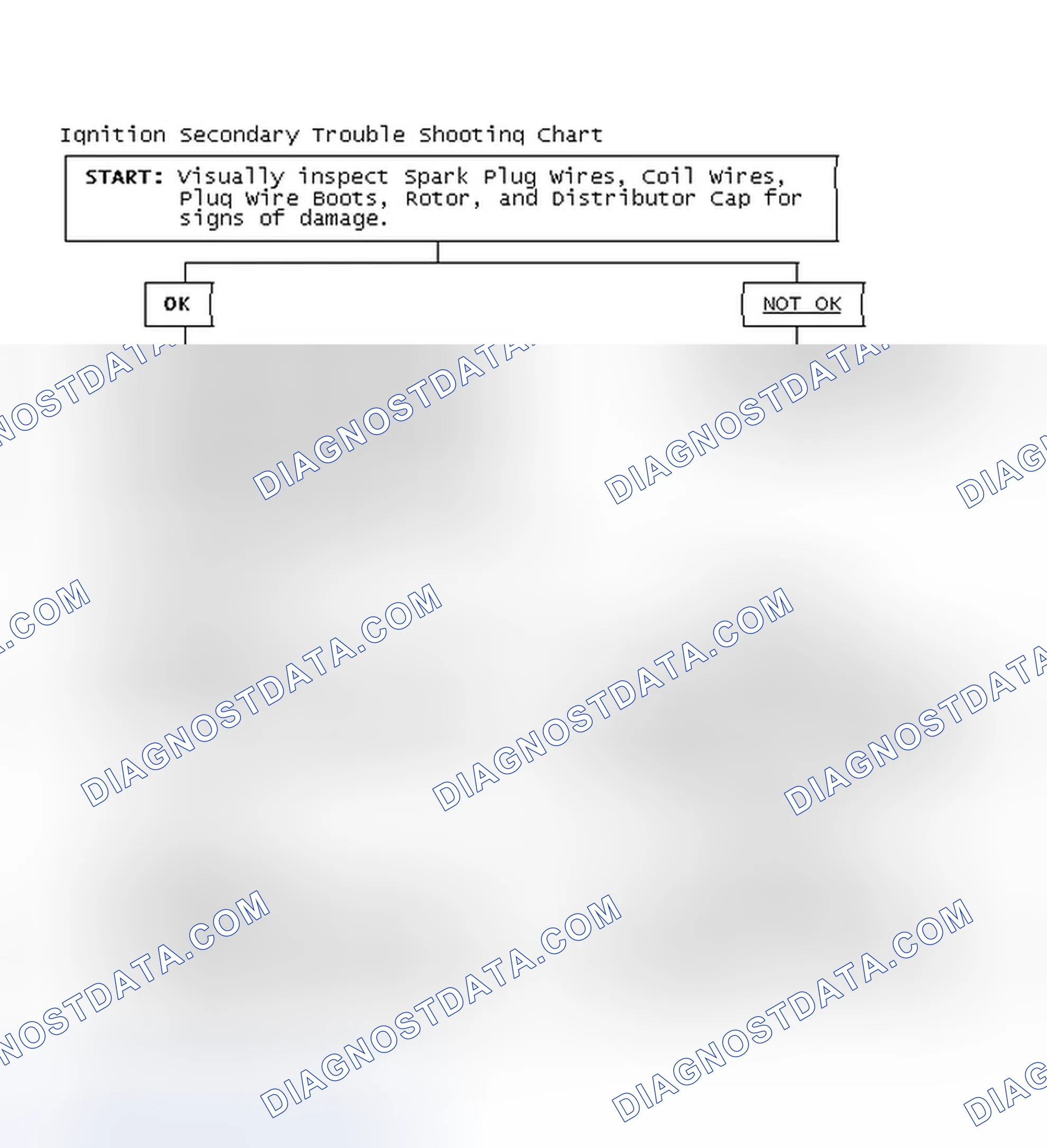 Scheme 1: Ignition Secondary Trouble Shooting Chart