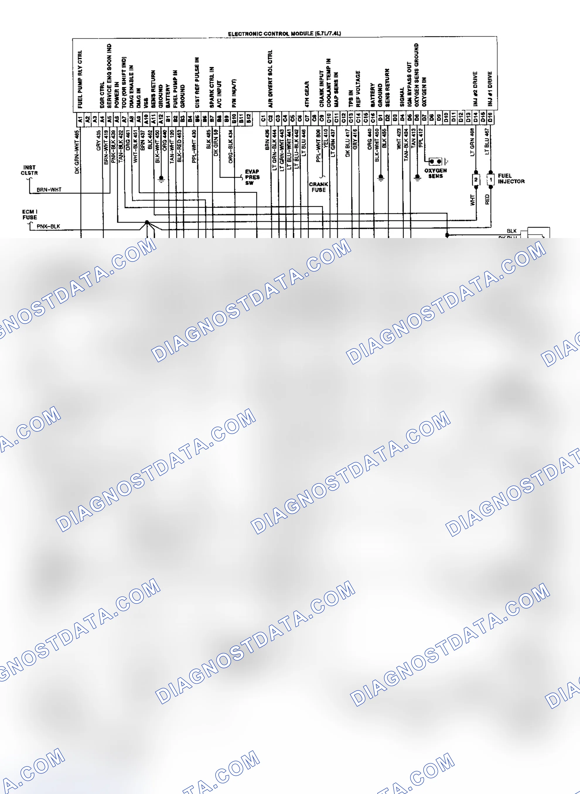 Scheme 20: "R" & "V" Series TBI/CCC Wiring Diagram