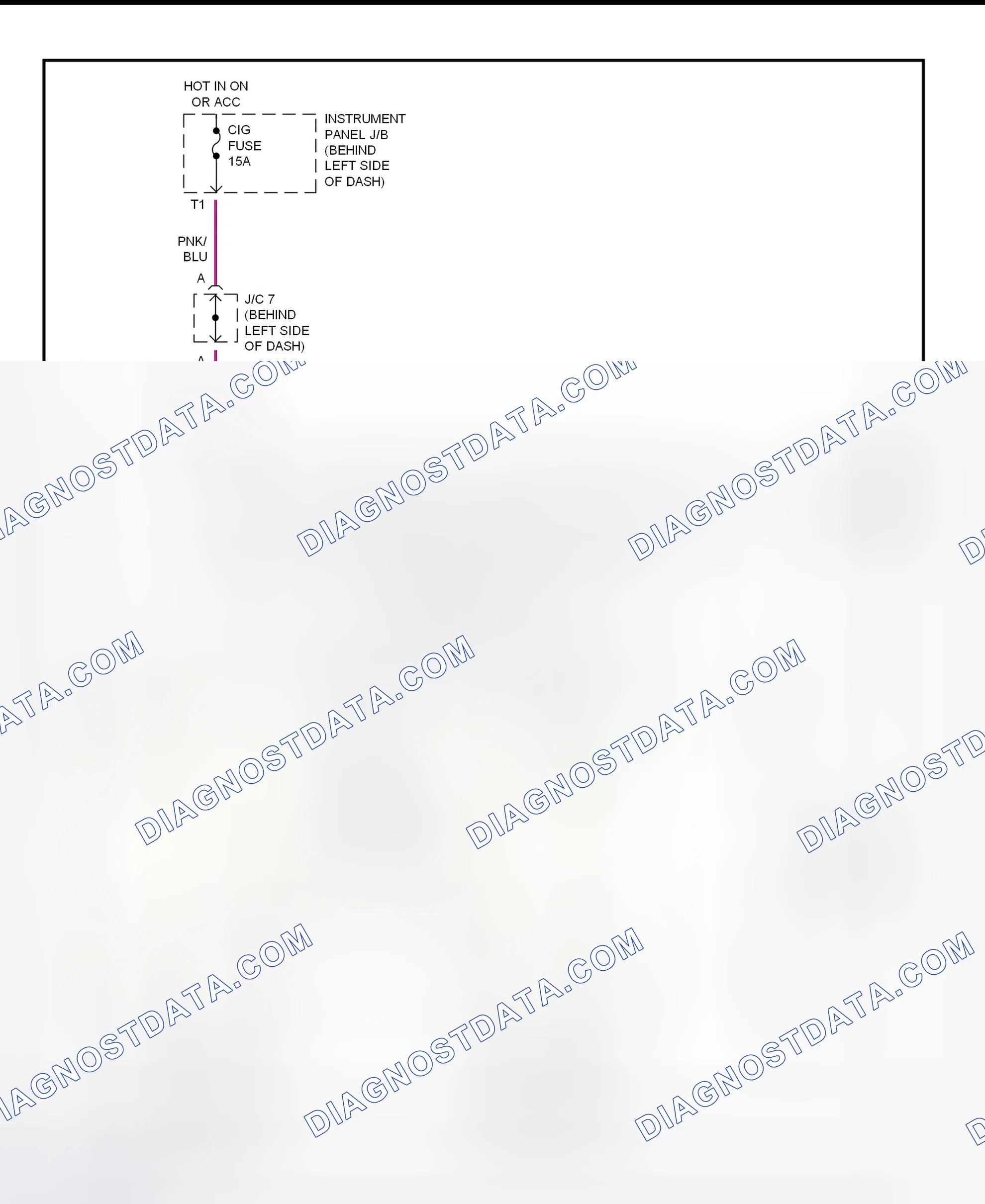 Scheme 2: Power Mirror System Wiring Diagram (ES300)