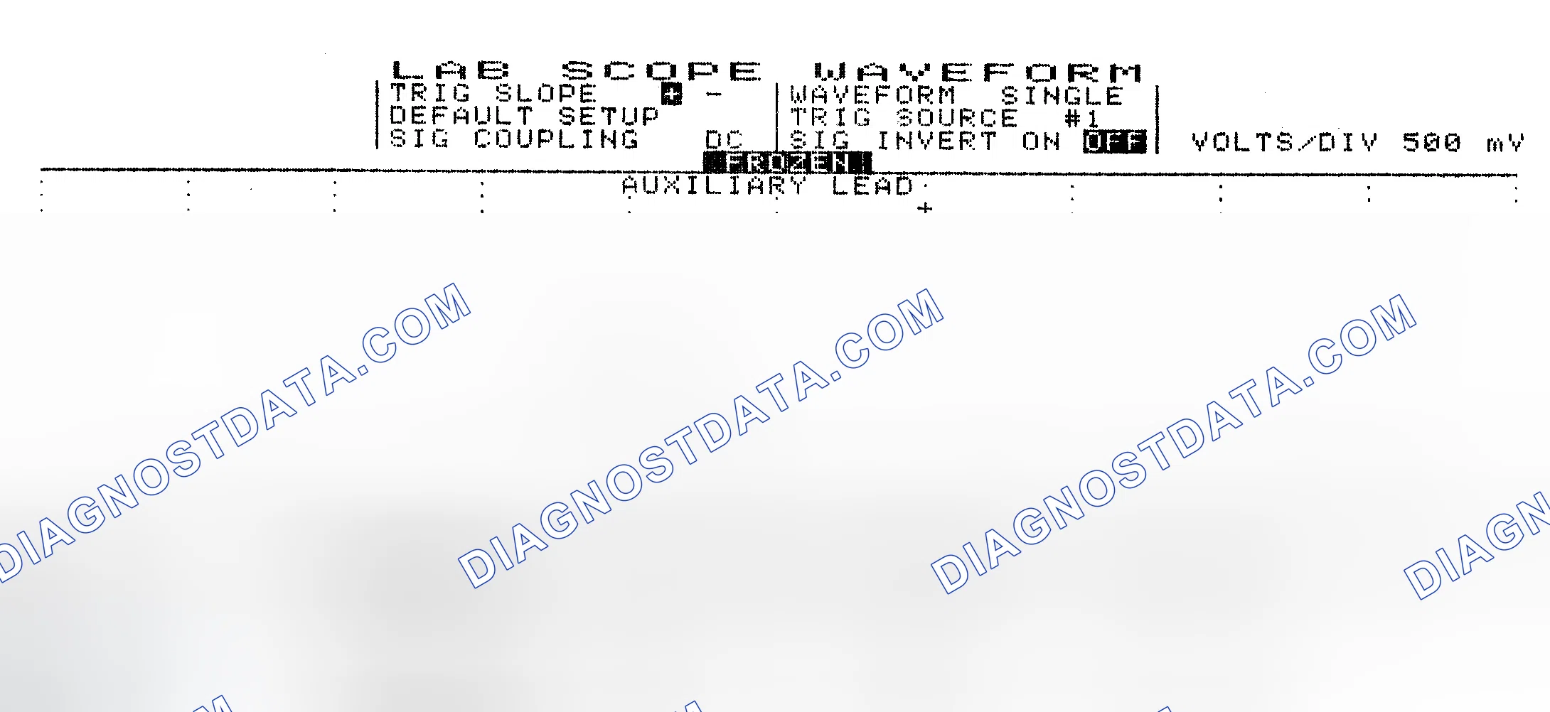 Scheme 10: Single Injector w/Excessive Current Flow - Current Pattern