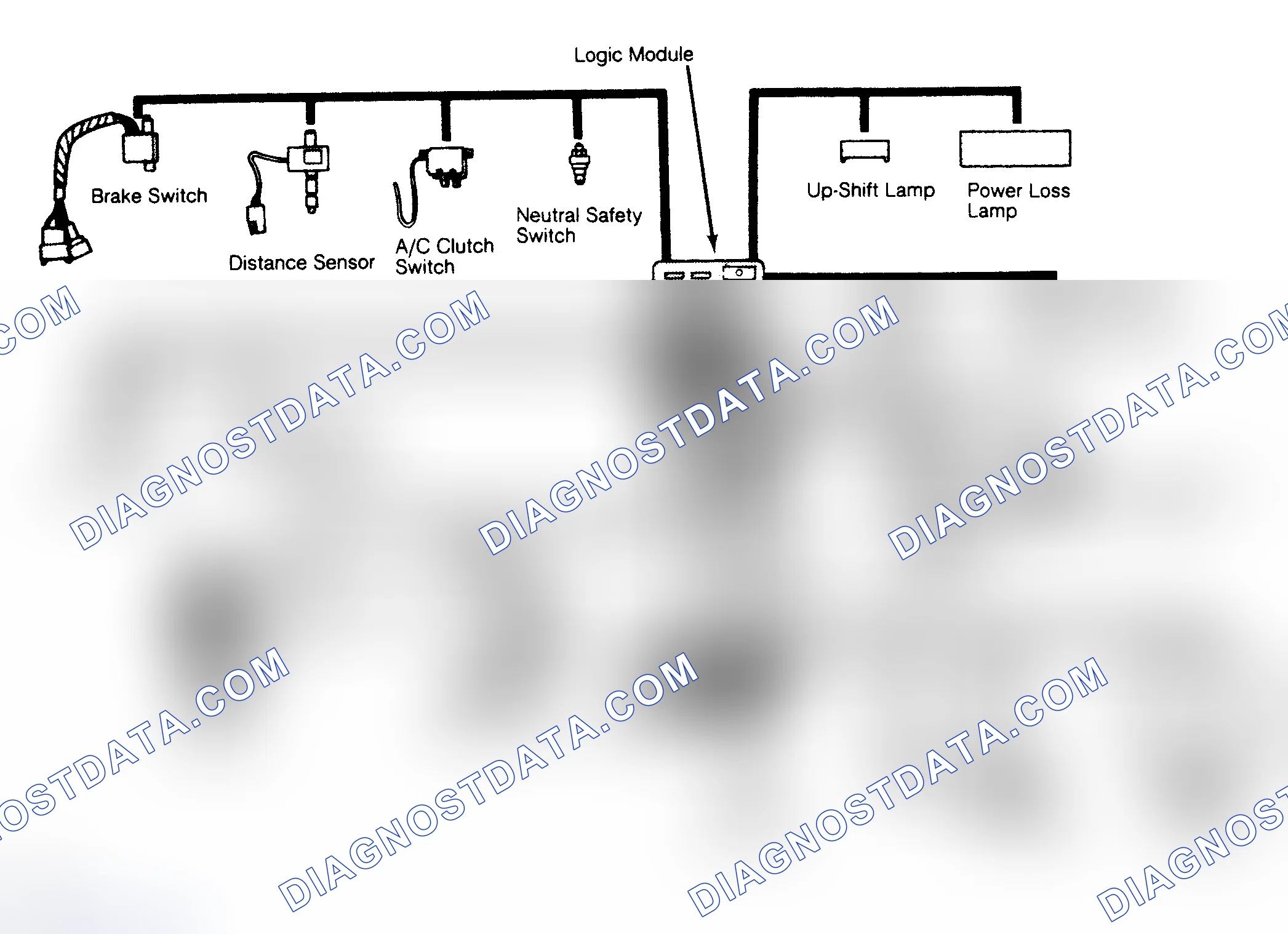 Scheme 99: Non-Turbo Computer, Input Sensors & Output Devices Schematic