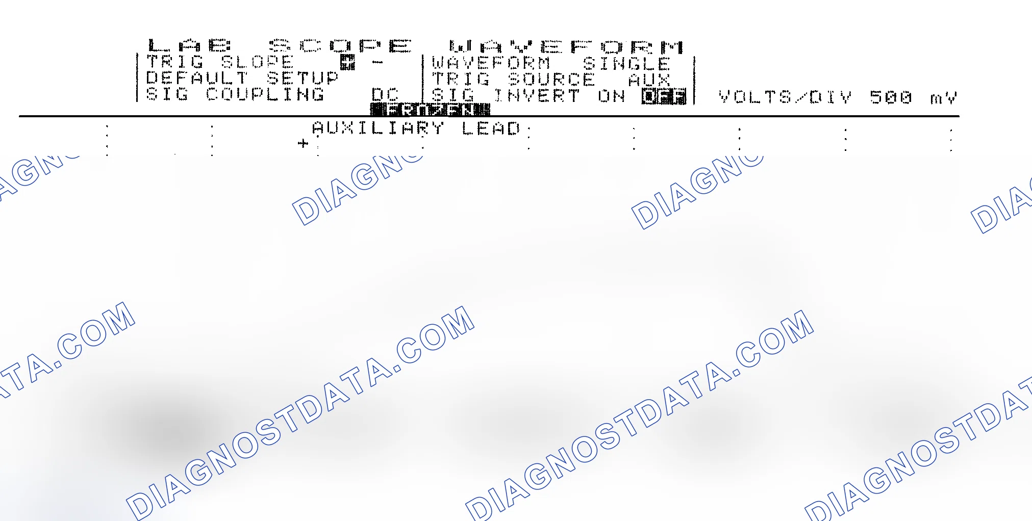 Scheme 14: Single Injector w/Excessive Current Flow - Current Pattern