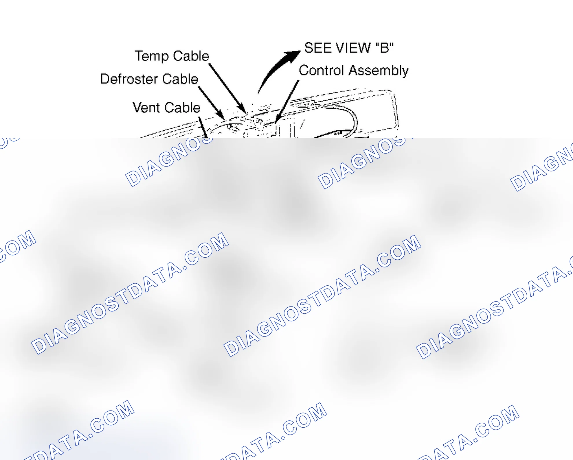 Scheme 4: Control Cable Routing (Optional System "S" Models)