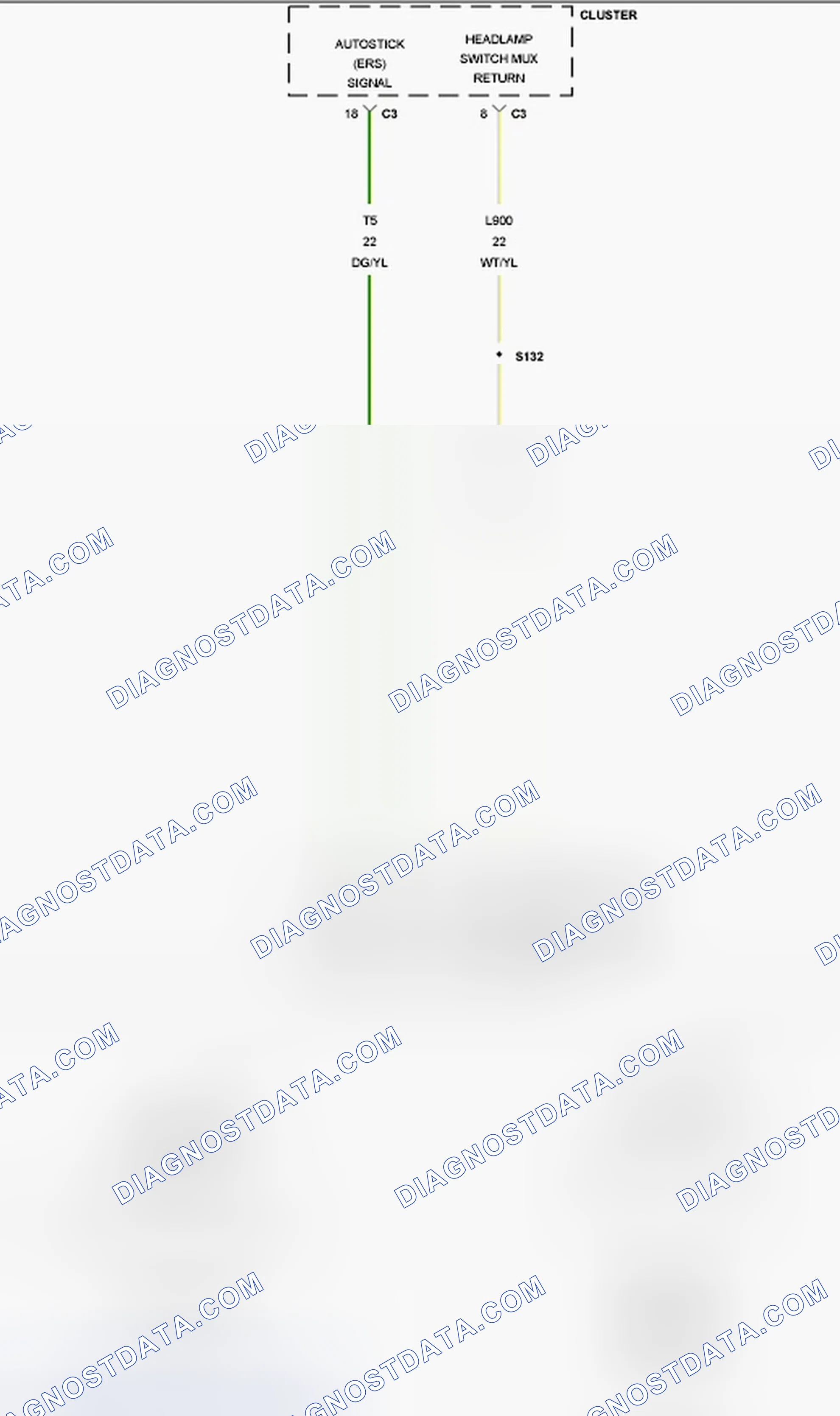 Scheme 421: P0952-AUTOSTICK® INPUT CIRCUIT LOW - DD/DP