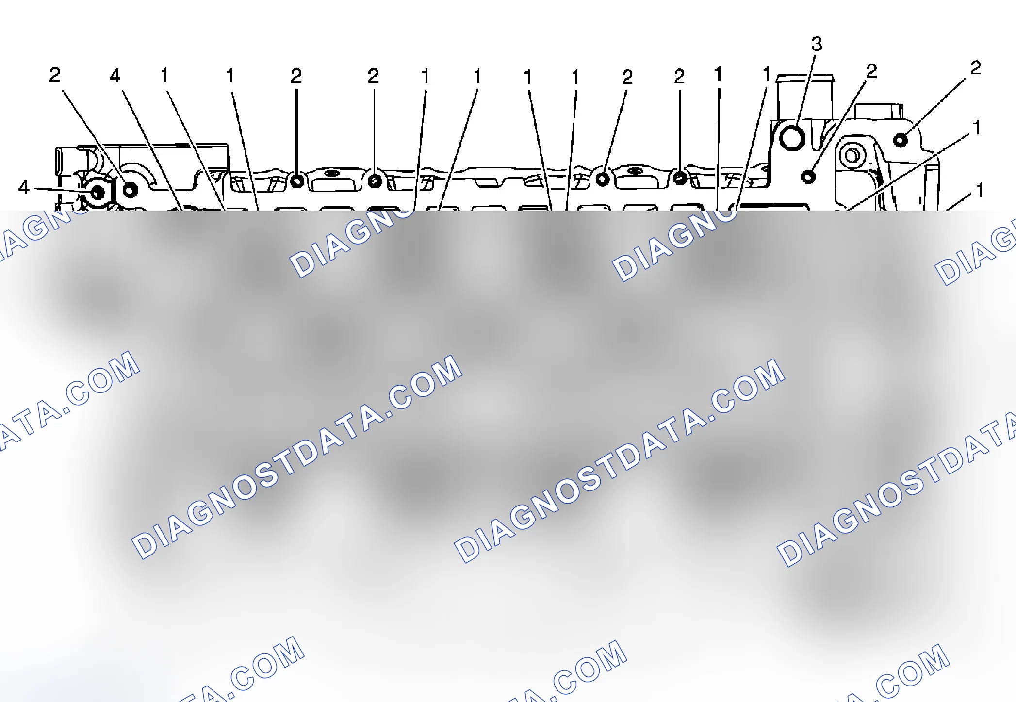 Scheme 131: Cylinder Head - Top View