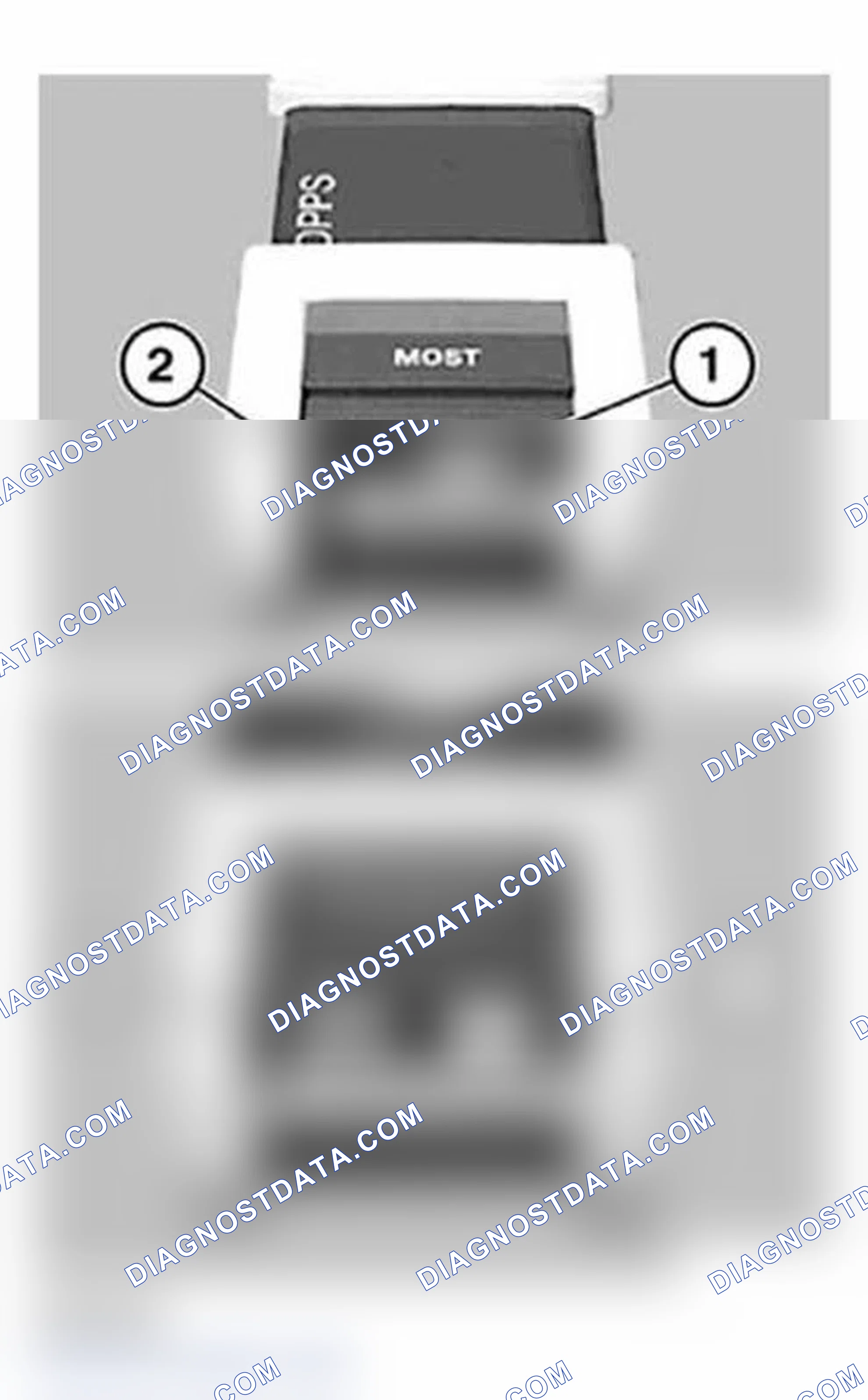 Scheme 722: MOST Connection