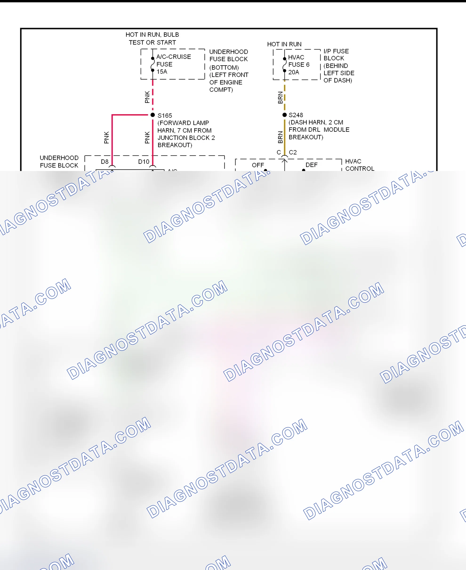 Scheme 46: A/C Compressor Clutch Control Circuit Wiring Diagram (2000-01 Camaro & Firebird - With 5.7L VIN G Engine)