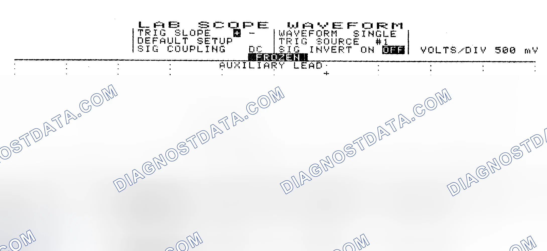 Scheme 10: Single Injector w/Excessive Current Flow - Current Pattern