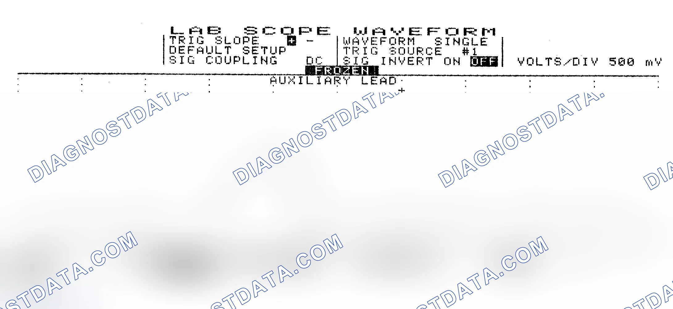 Scheme 10: Single Injector w/Excessive Current Flow - Current Pattern