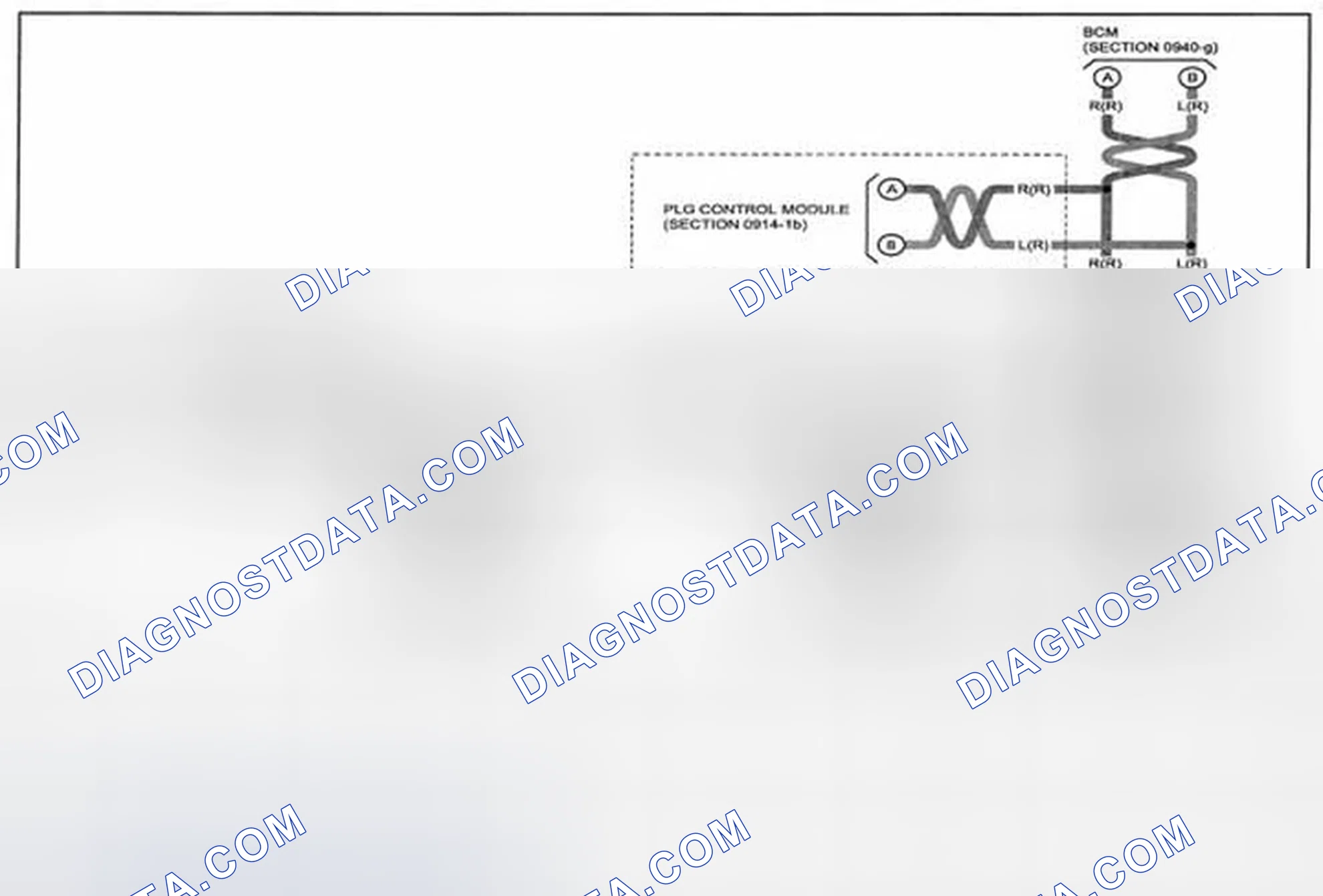 Scheme 406: BCM (Body Control Module) System Wiring Diagram - 0940-u (1 Of 2)