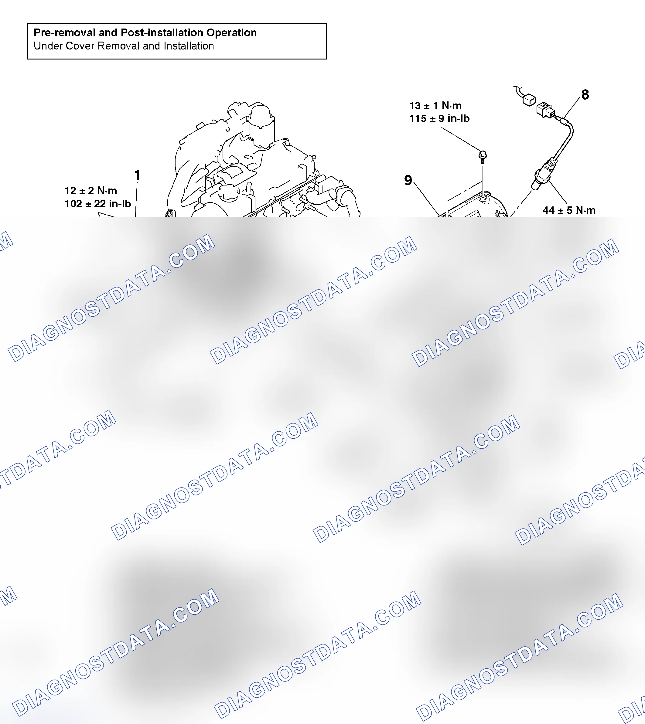 Scheme 10: REMOVAL AND INSTALLATION < 2.0L Engine >