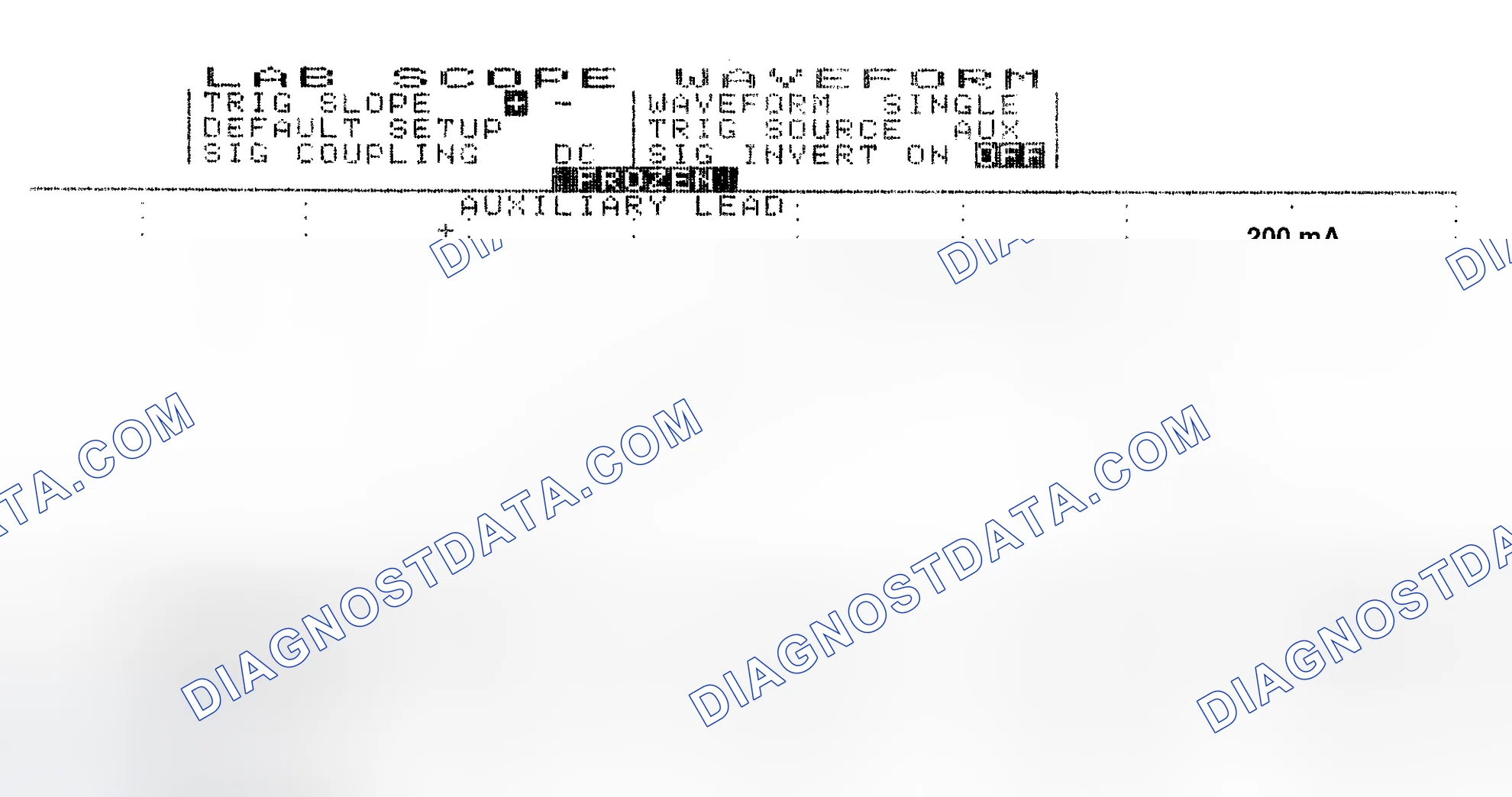 Scheme 13: Single Injector w/Normal Current Flow - Current Pattern