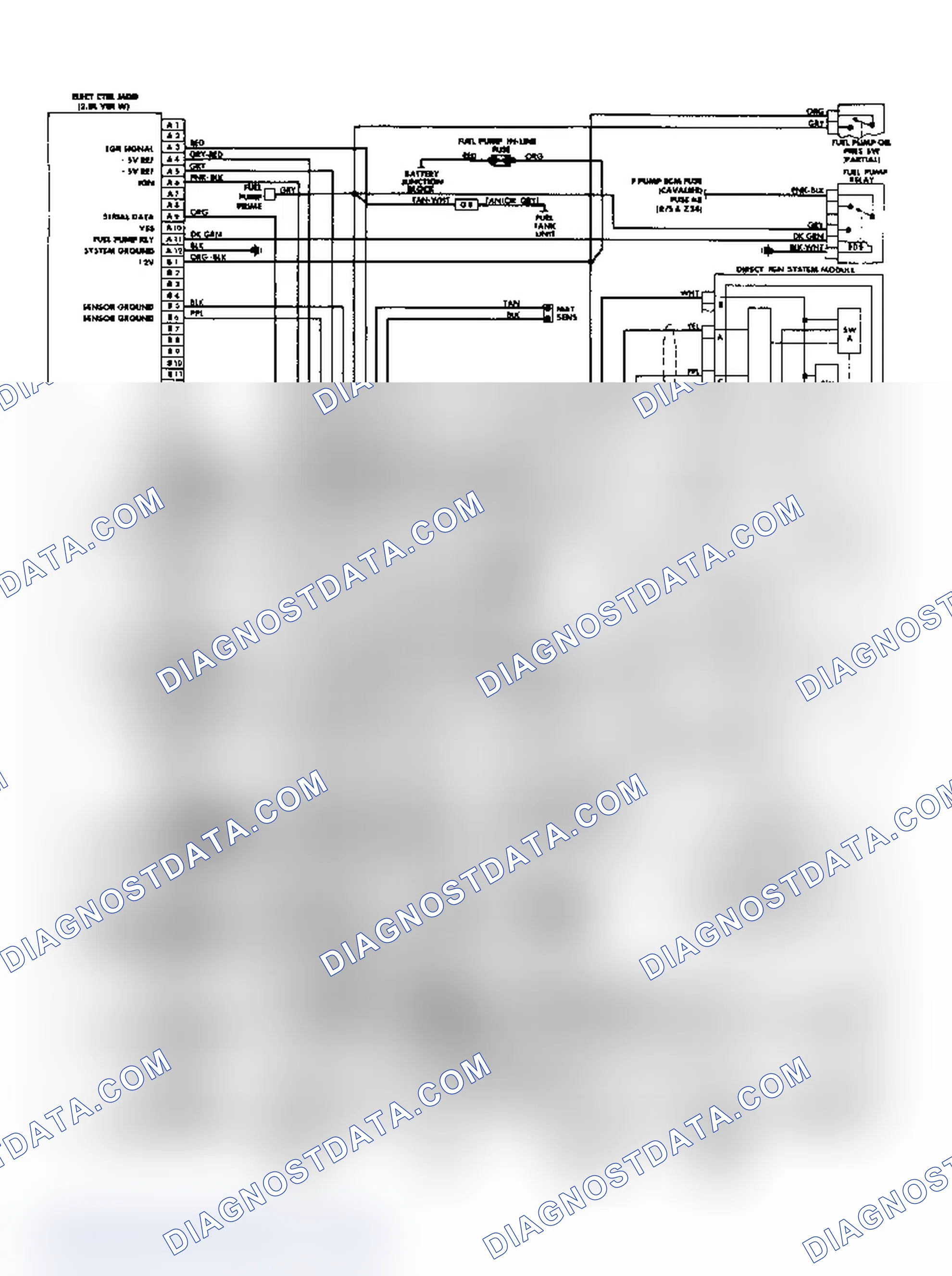 Scheme 19: 1988 Cavalier 2.8L Fuel Injection Wiring Diagram
