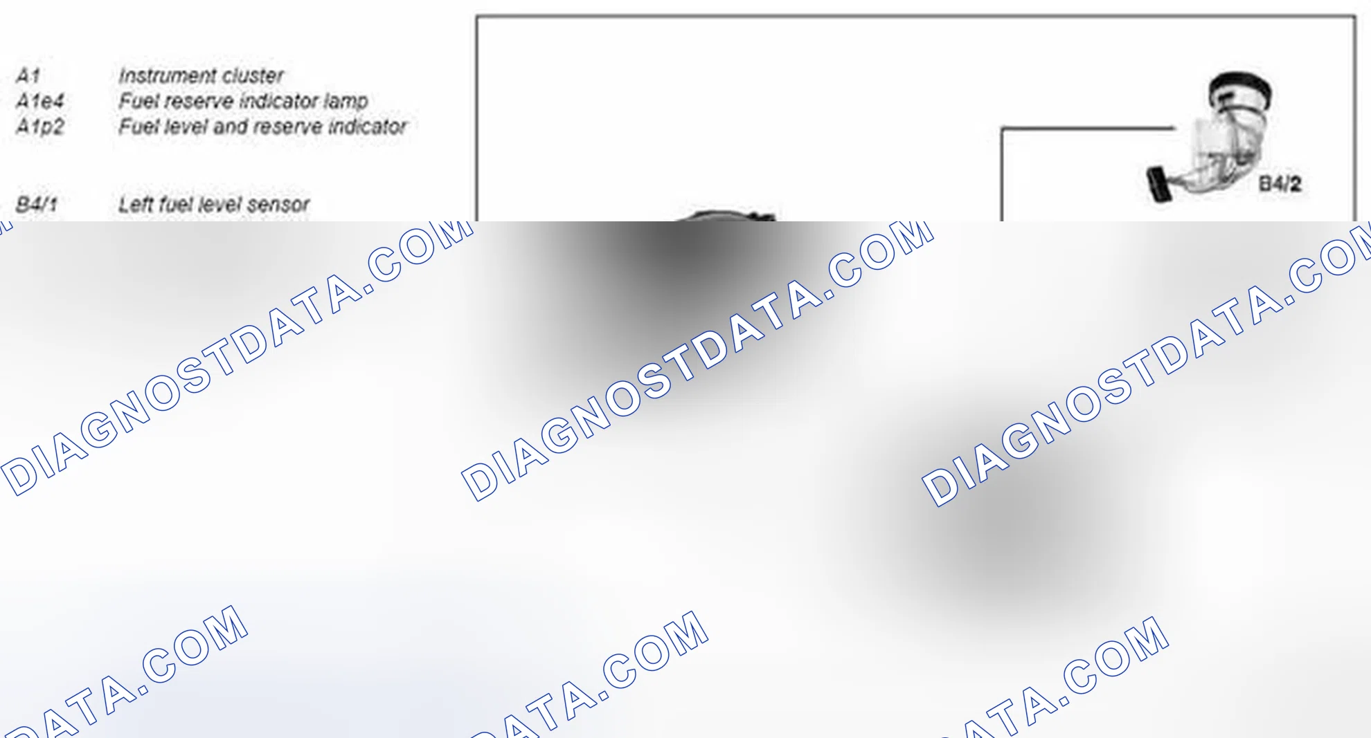 Scheme 131: Display fuel quantity, function - GF54.30-P-3018T
