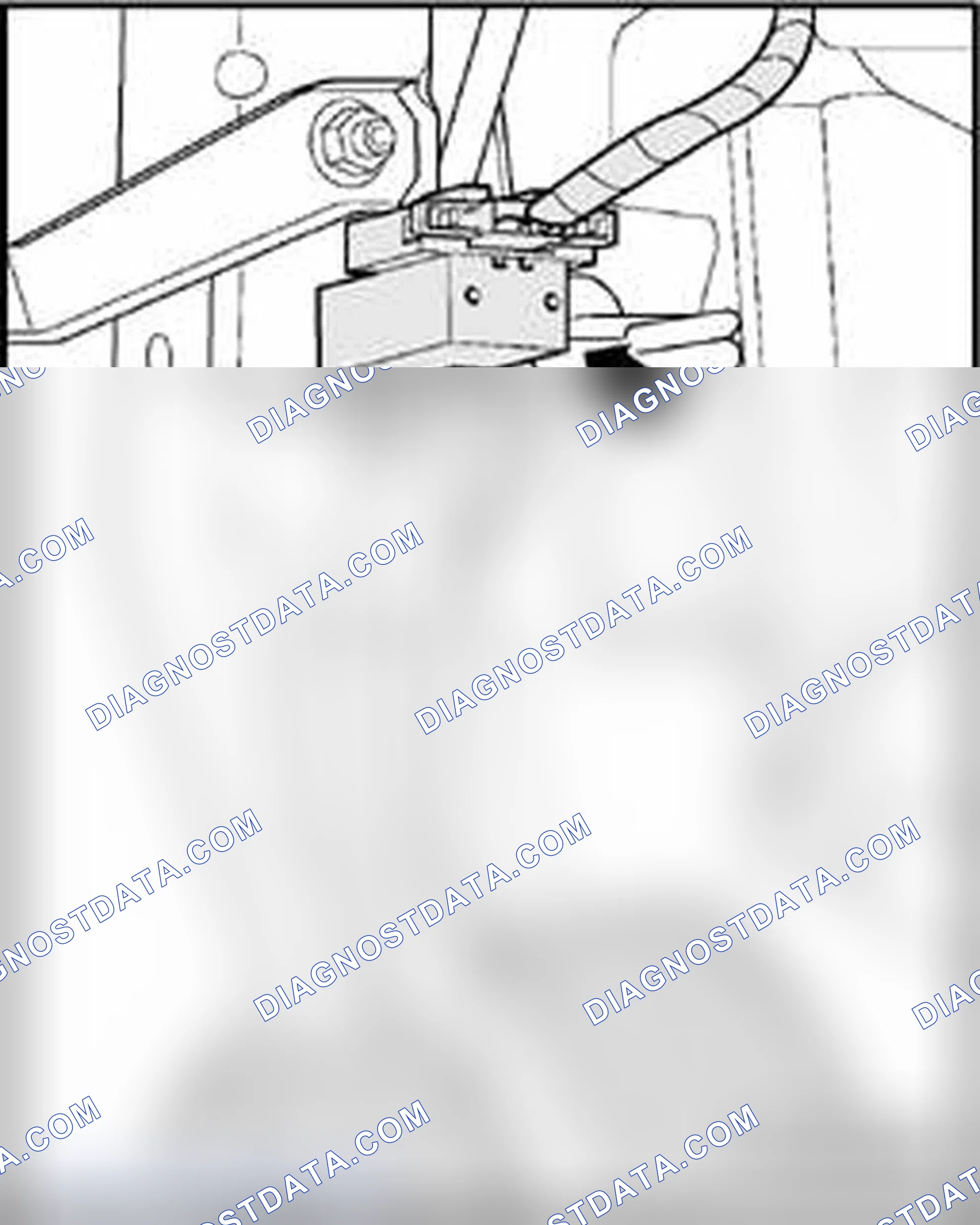 Scheme 185: Component location brake light switch -F- and brake pedal switch -F47