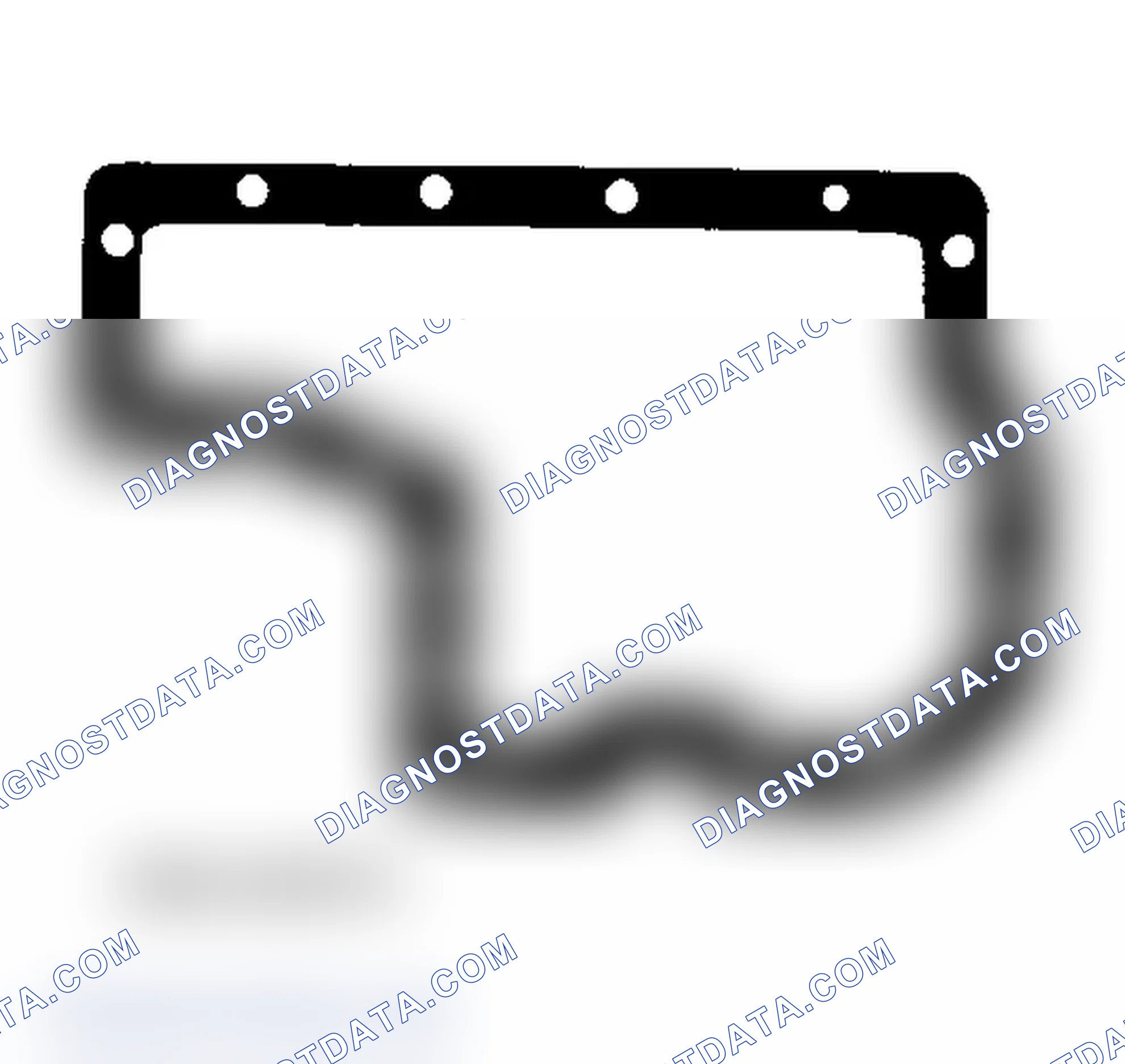 Scheme 152: Identifying Oil Pan Gasket (Hydra-Matic 4T80-E)