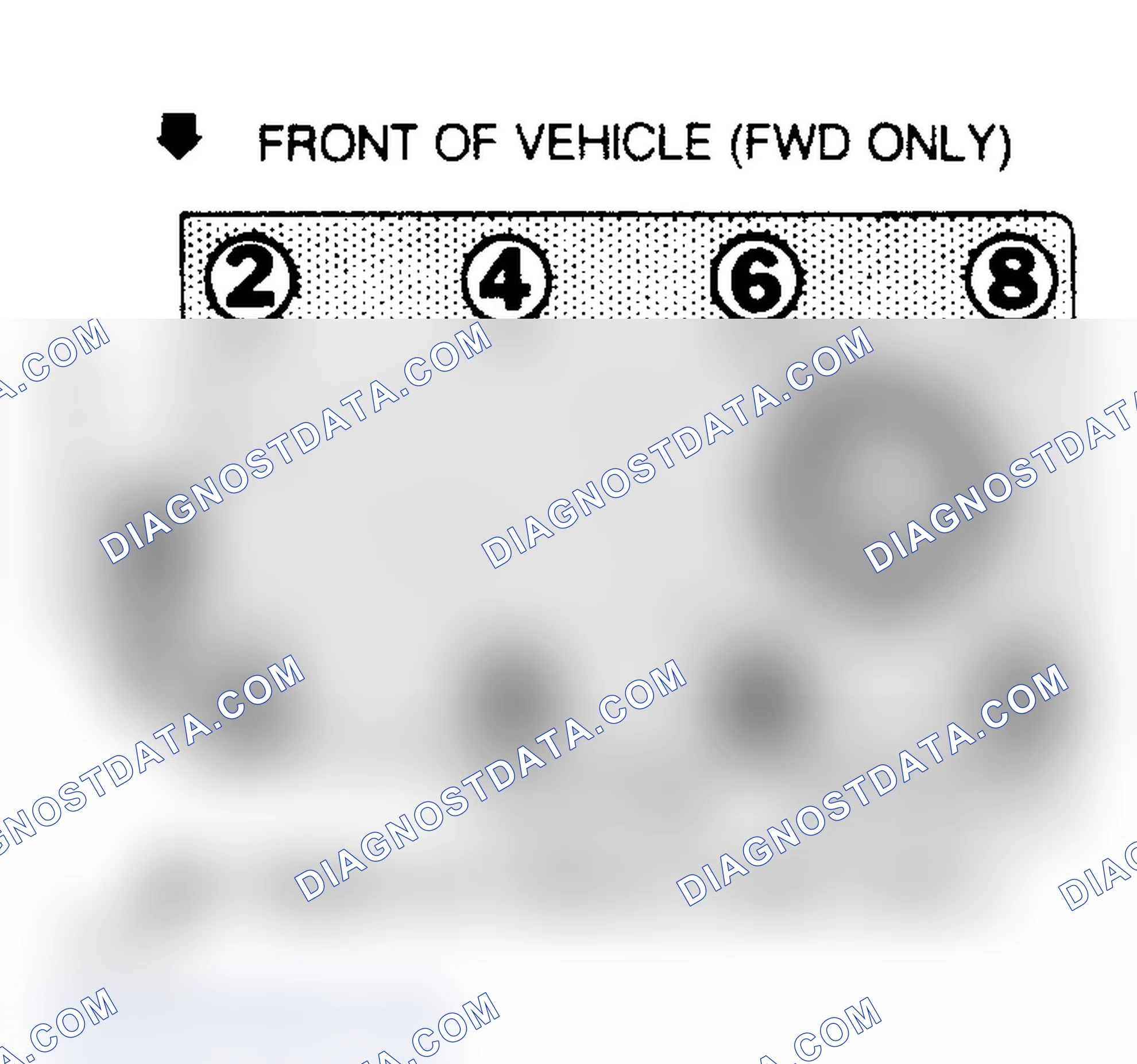 Scheme 1: Firing Order & Timing Marks (4.9L - VIN B)