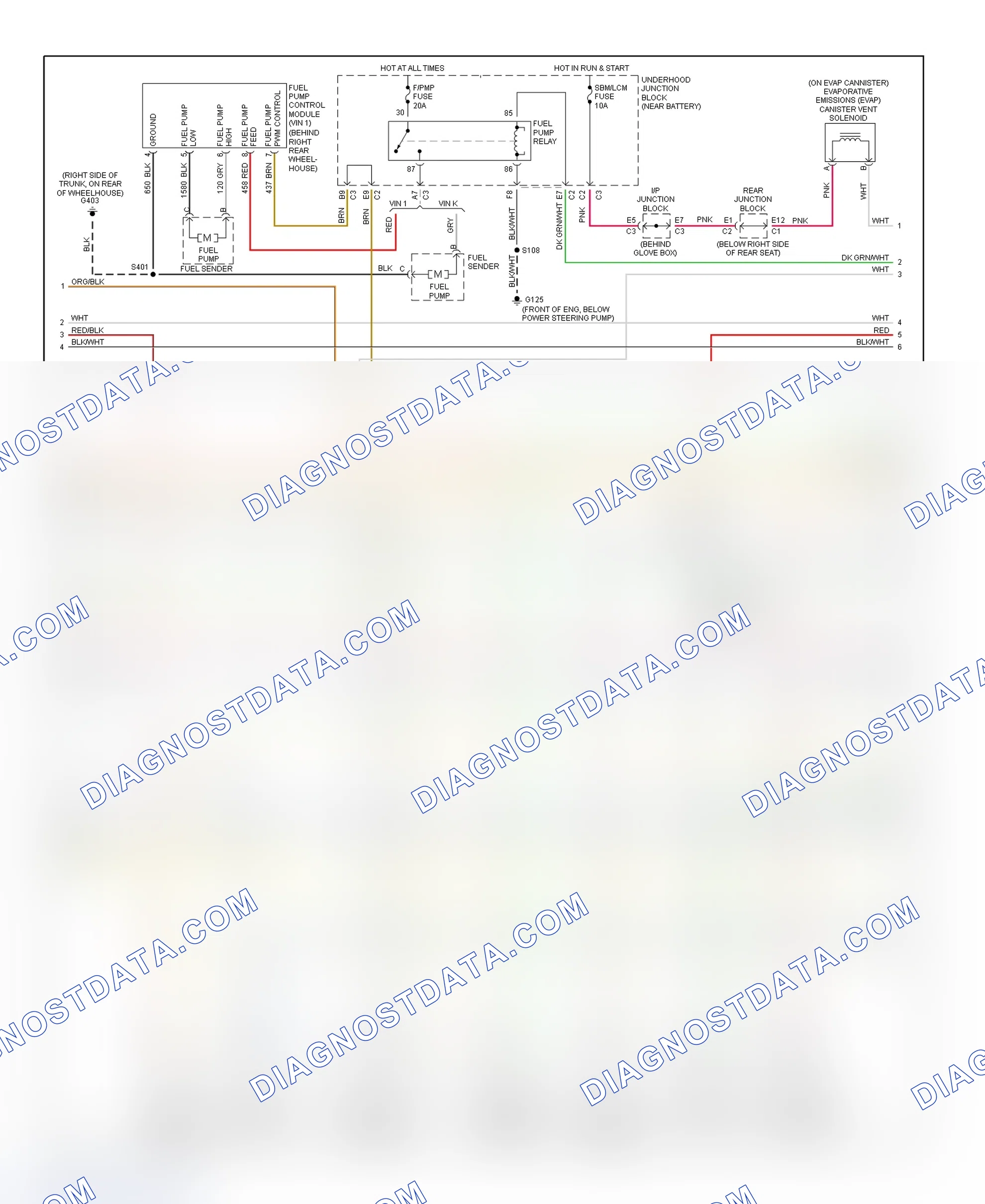 Scheme 152: PCM Wiring Diagram (Park Avenue - 3.8L - 3 Of 4)