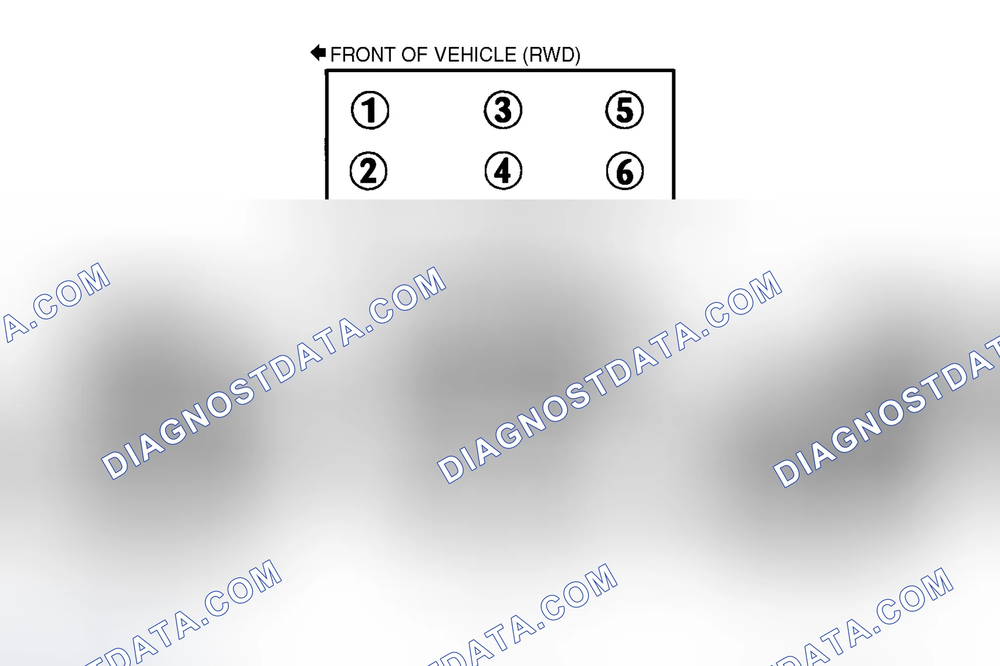 Scheme 2: Firing Order, Cylinder Identification & Spark Plug Wire Routing (3.4L)