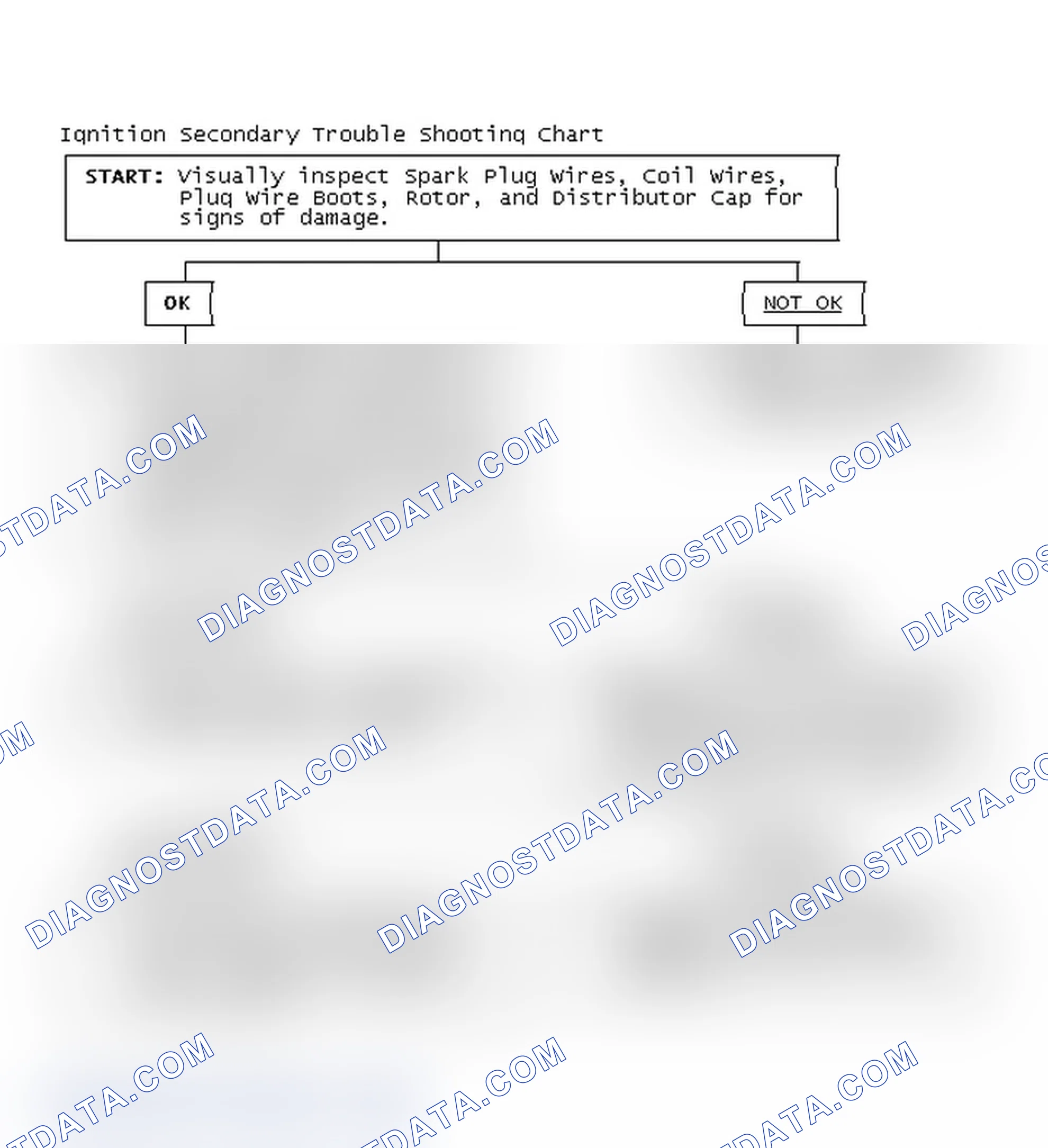 Scheme 1: Ignition Secondary Trouble Shooting Chart