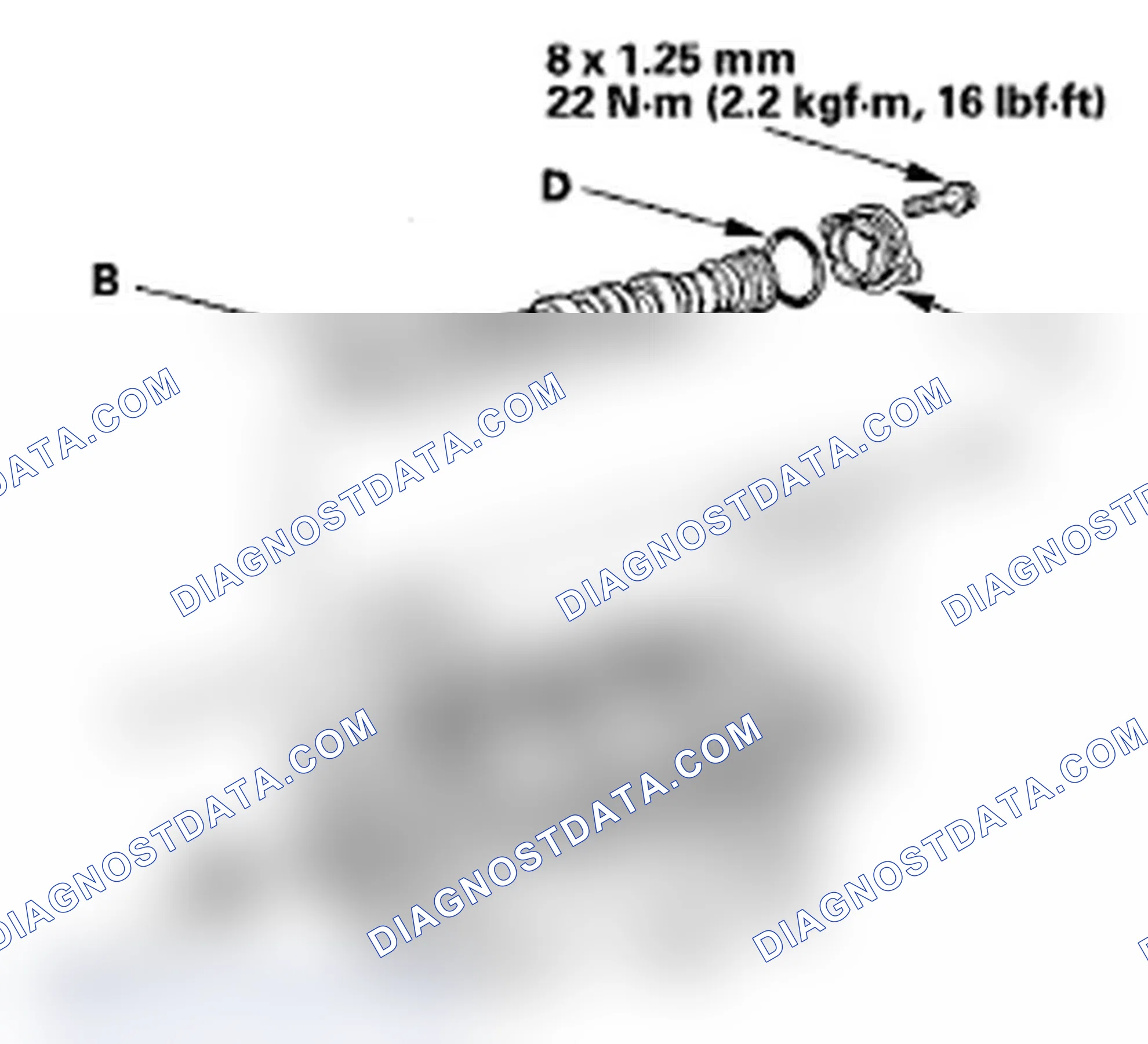 Scheme 155: Camshaft, Rocker Arm Assembly, Camshaft Seal, and Pulley Installation