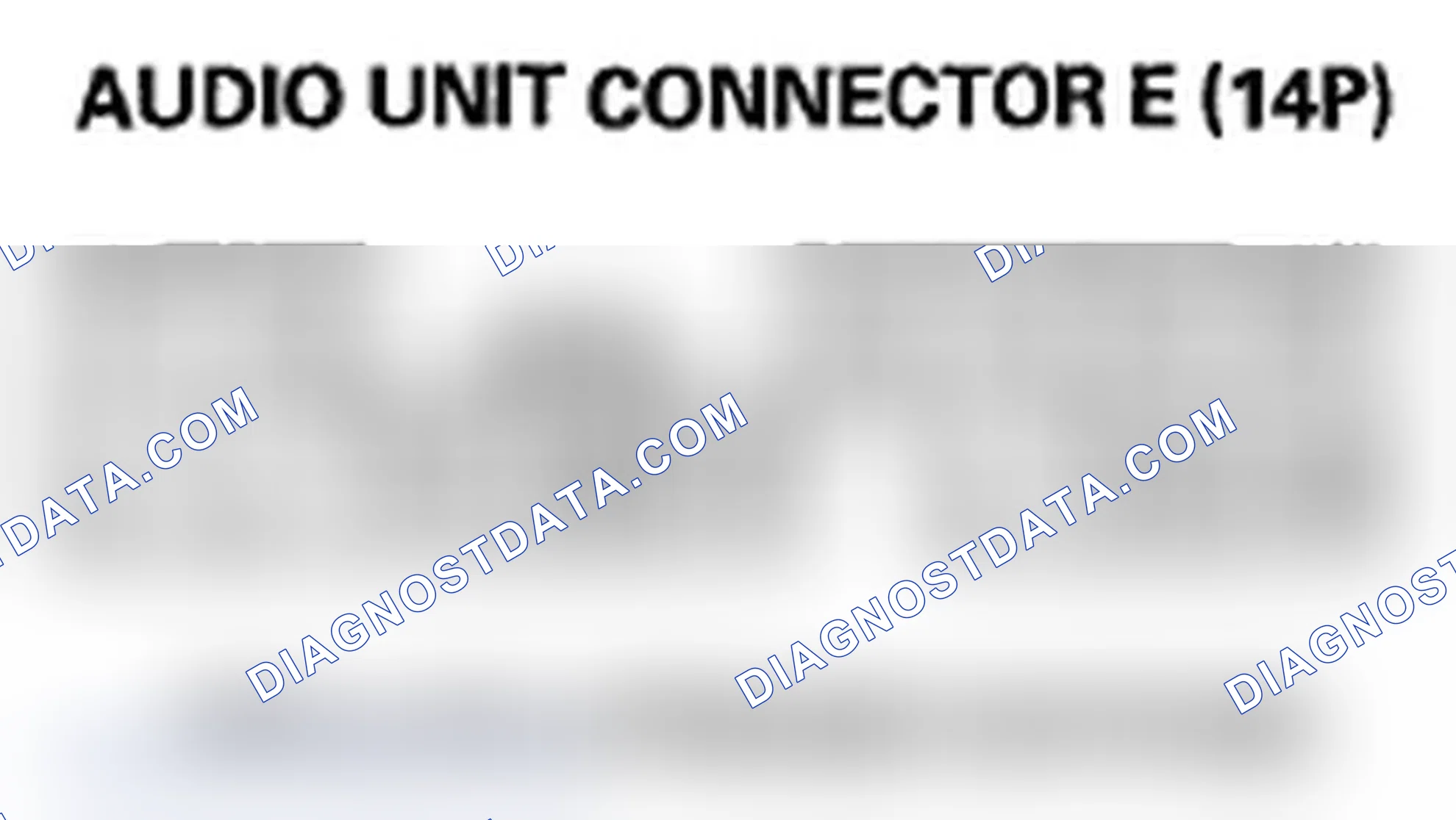 Scheme 577: Bluetooth audio does not work (without navigation)