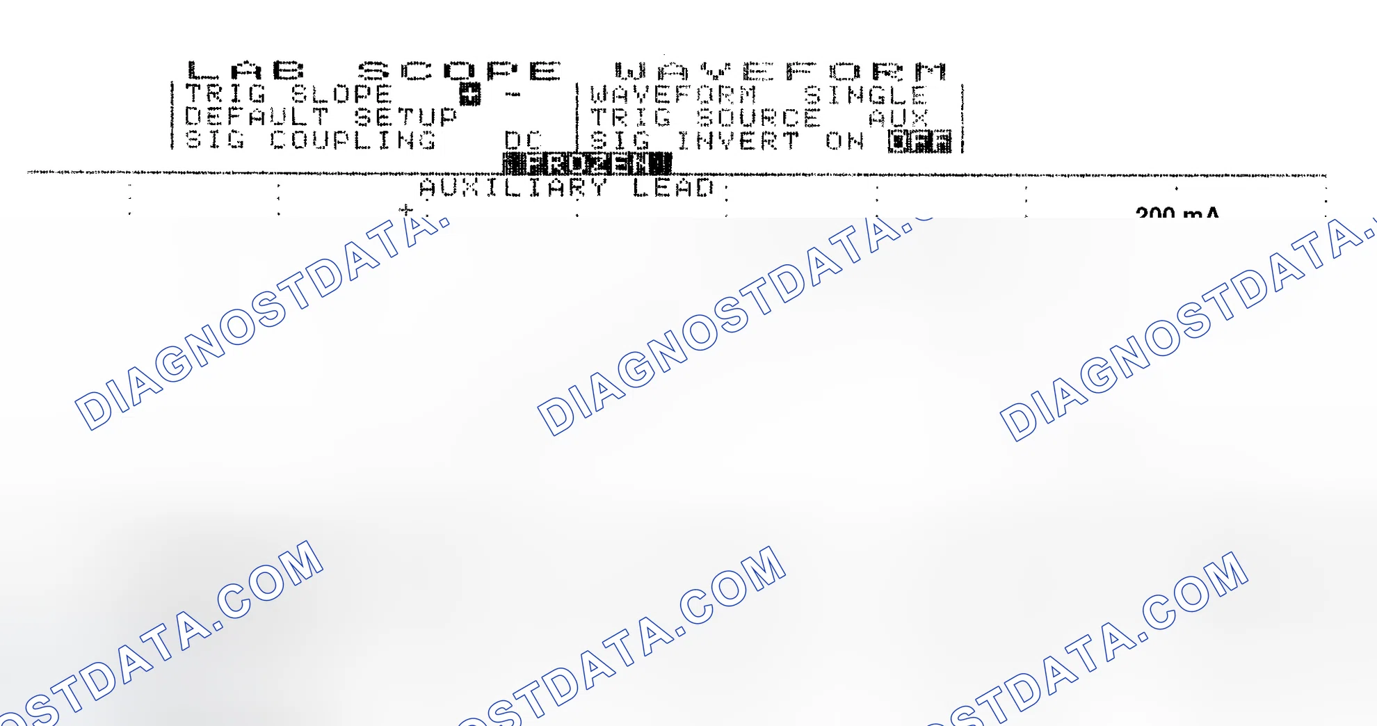 Scheme 13: Single Injector w/Normal Current Flow - Current Pattern
