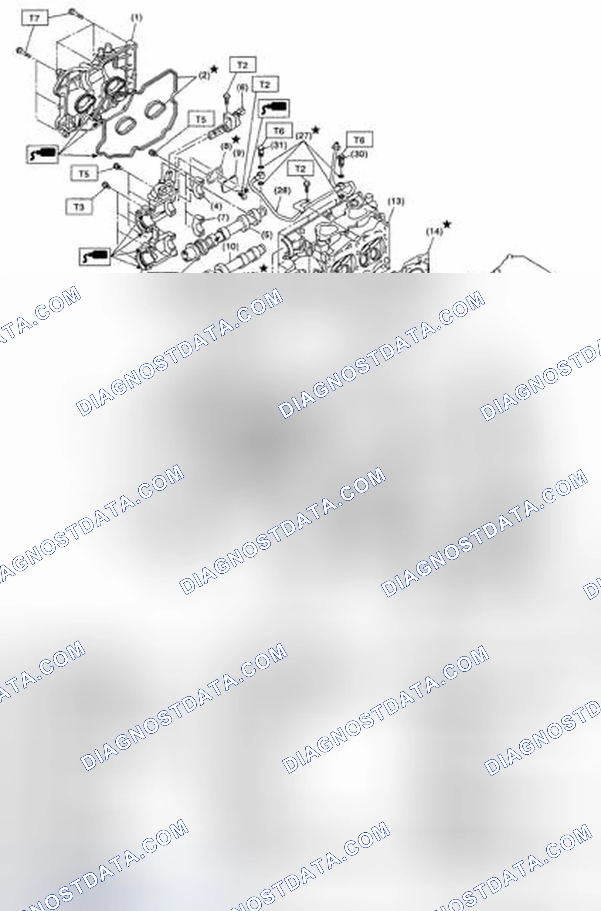 Scheme 231: CYLINDER HEAD AND CAMSHAFT