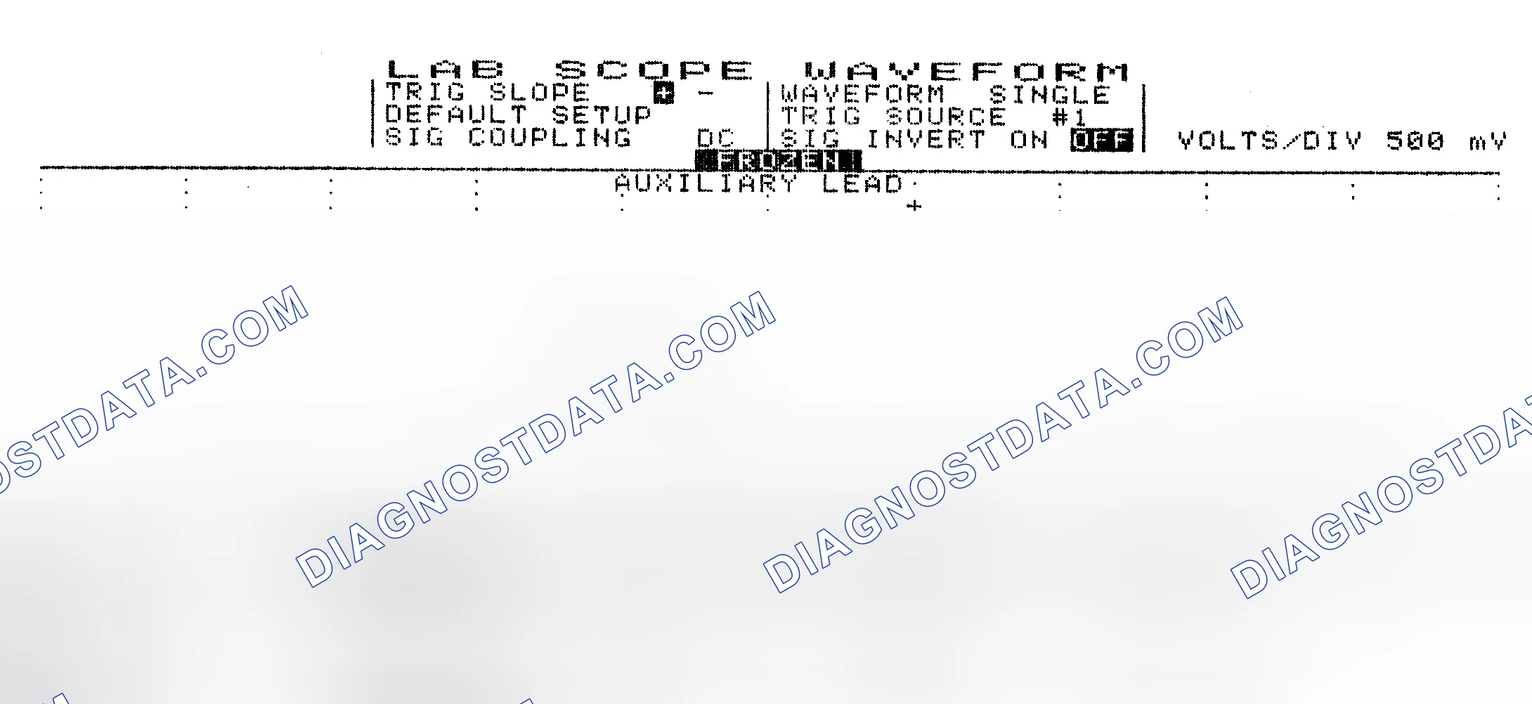 Scheme 10: Single Injector w/Excessive Current Flow - Current Pattern