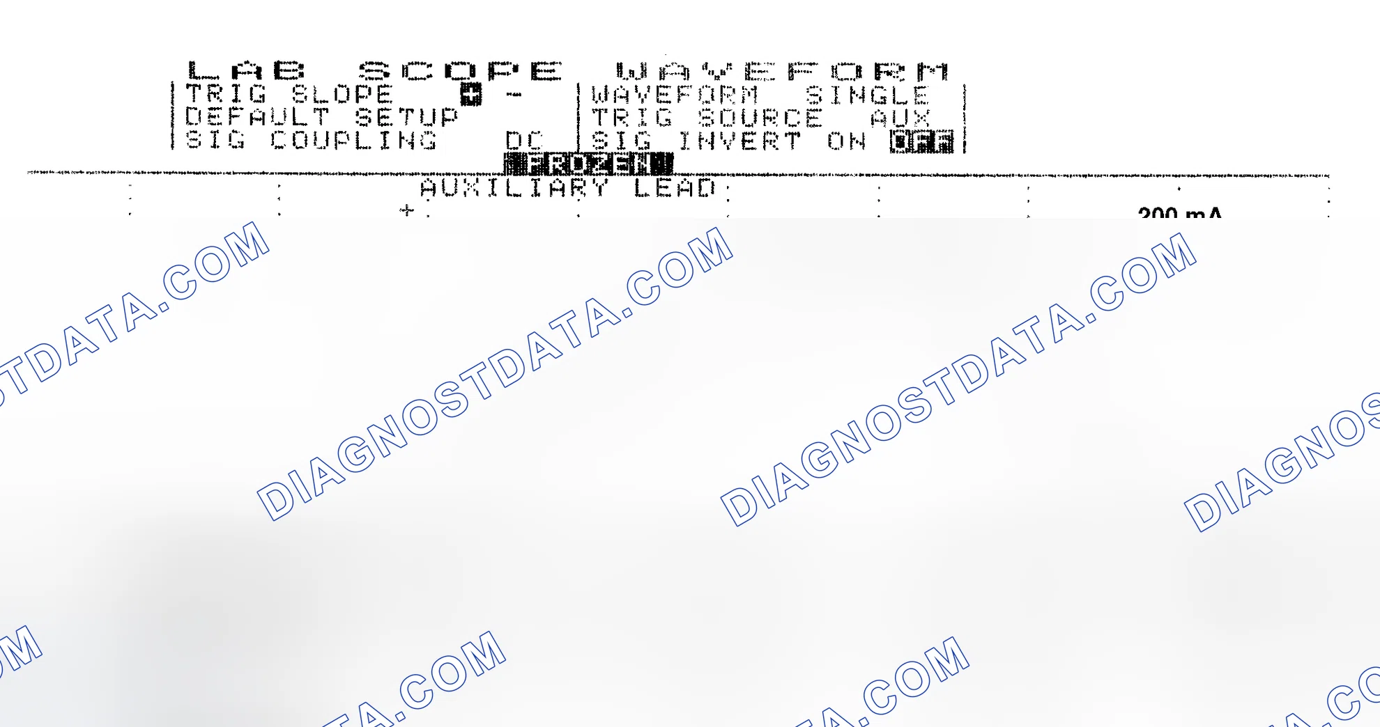 Scheme 13: Single Injector w/Normal Current Flow - Current Pattern