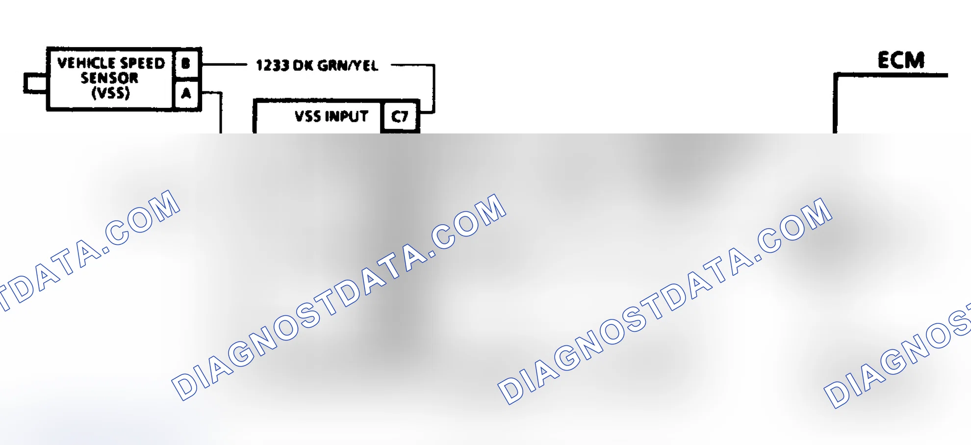 Scheme 106: Code 24 Schematic ("P" Series M/T) Vehicle Speed Sensor Transmission Output Signal