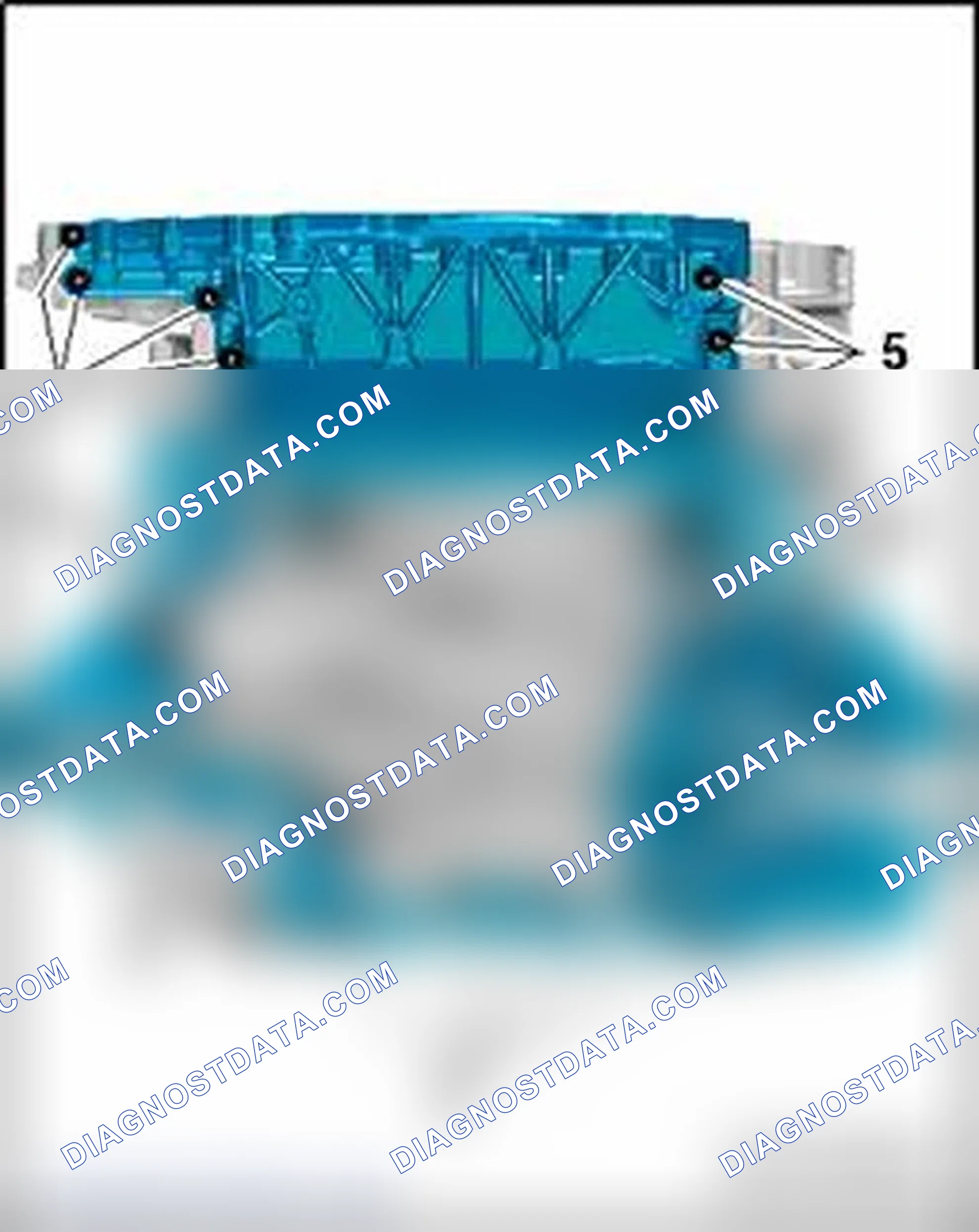 Scheme 618: Upper part of oil pan, tightening sequence