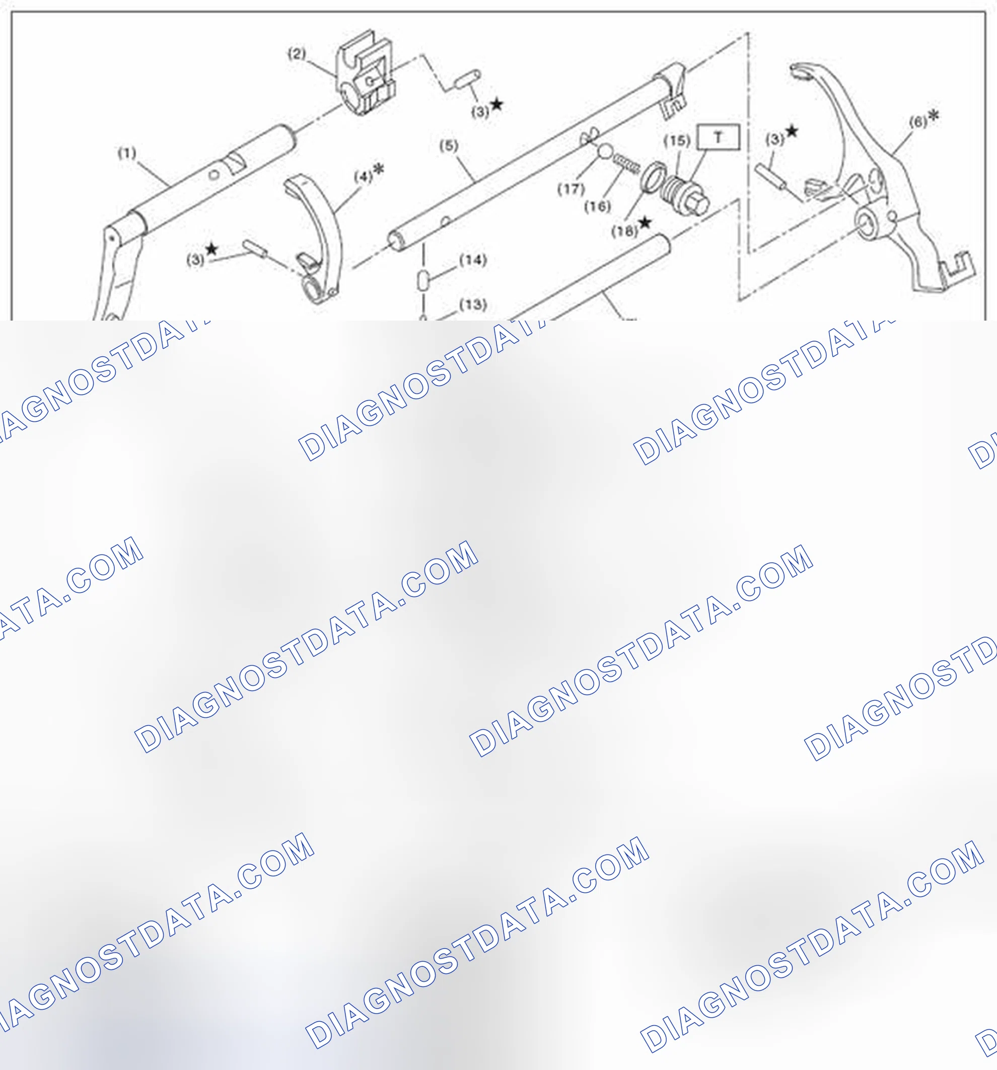 Scheme 24: SHIFTER FORK AND SHIFTER ROD