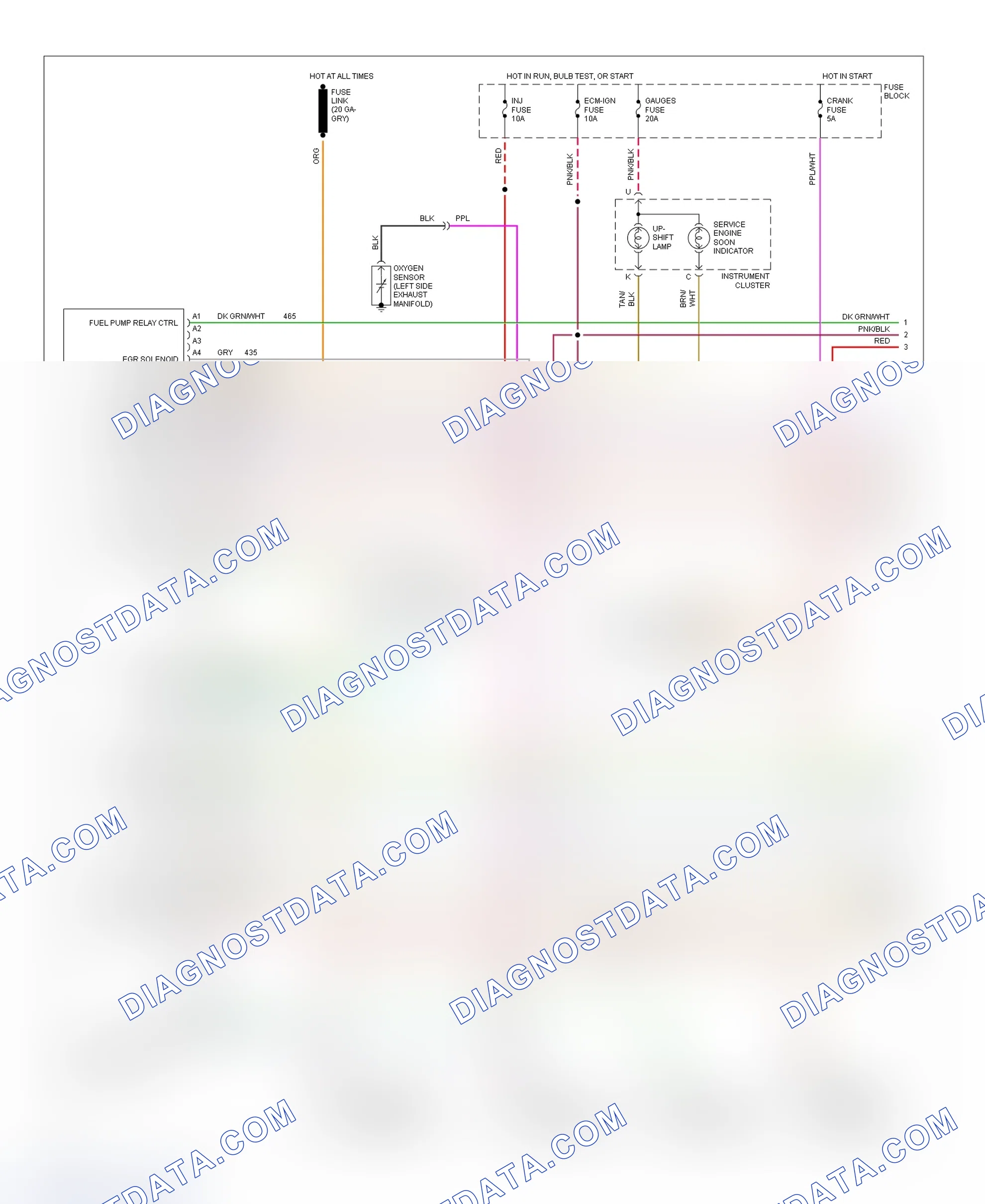 Scheme 117: Wiring Diagram (Blazer, Pickup, Sierra, Suburban & Yukon - 5.0L & 5.7L With M/T - 1 Of 2)