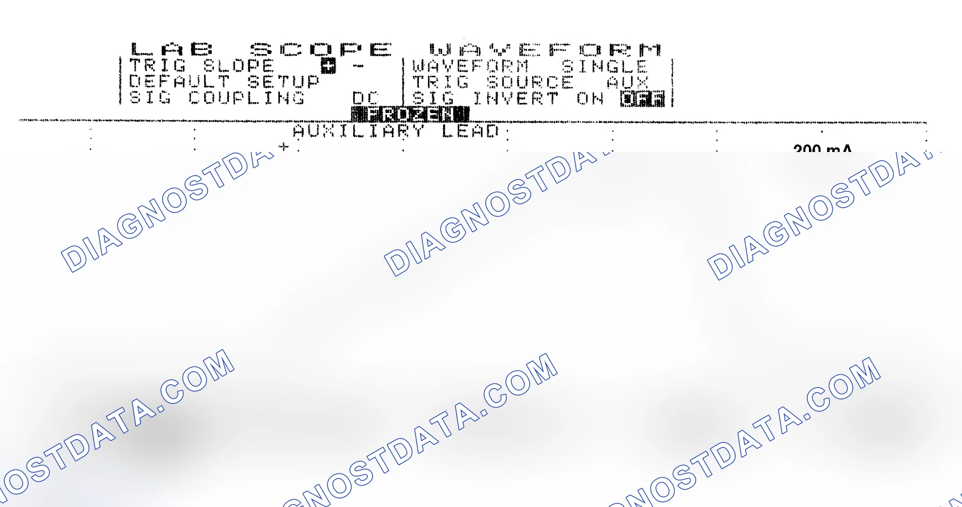 Scheme 13: Single Injector w/Normal Current Flow - Current Pattern