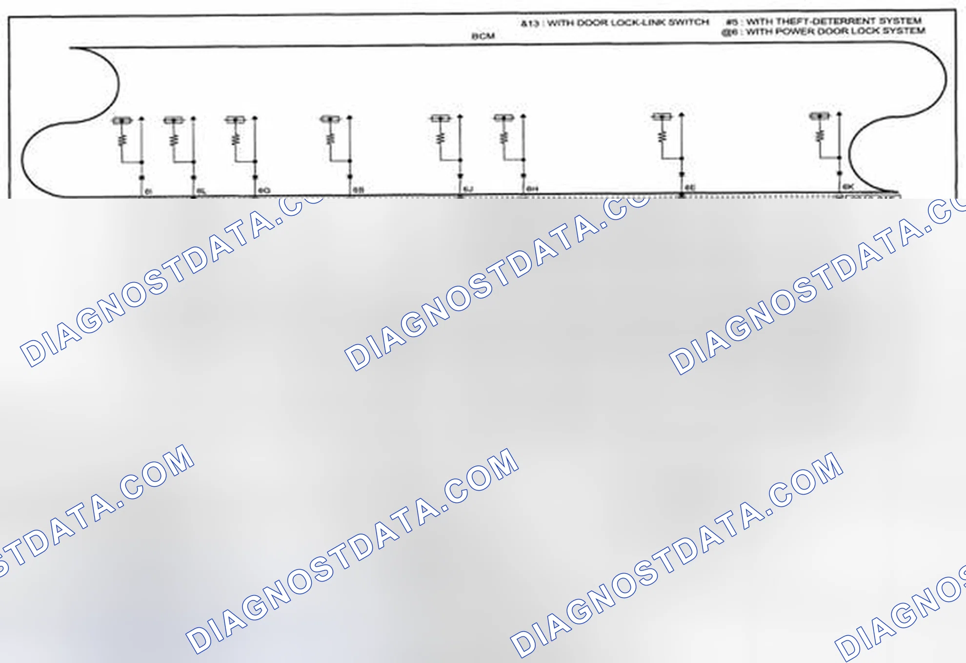 Scheme 252: Door Lock System (Without Advanced Keyless Entry And Push Button Start System, TPMS) Wiring Diagram - 0914-1c (1 Of 2)