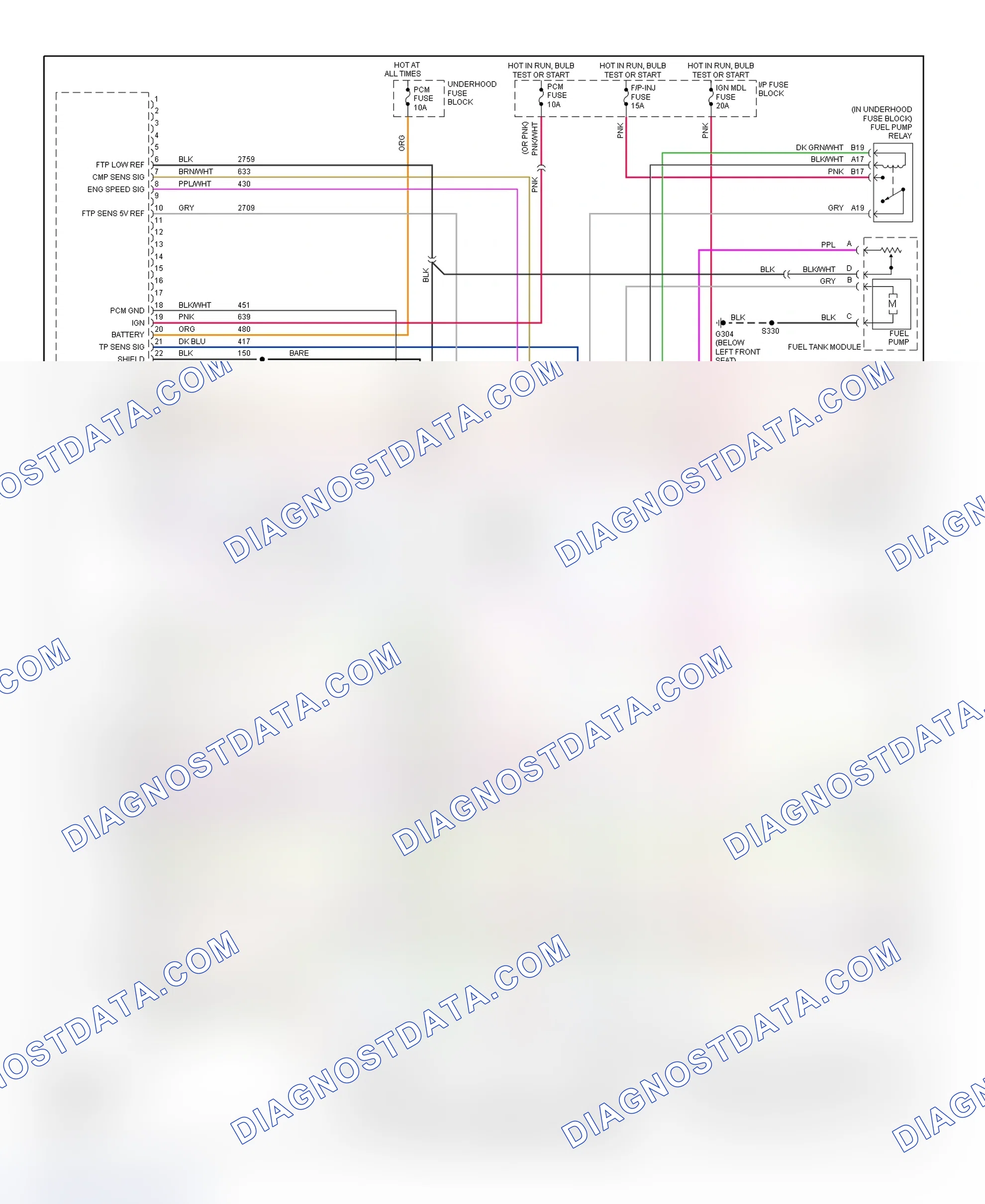 Scheme 112: PCM Wiring Diagram (Cavalier & Sunfire - 2.4L - 1 Of 3)