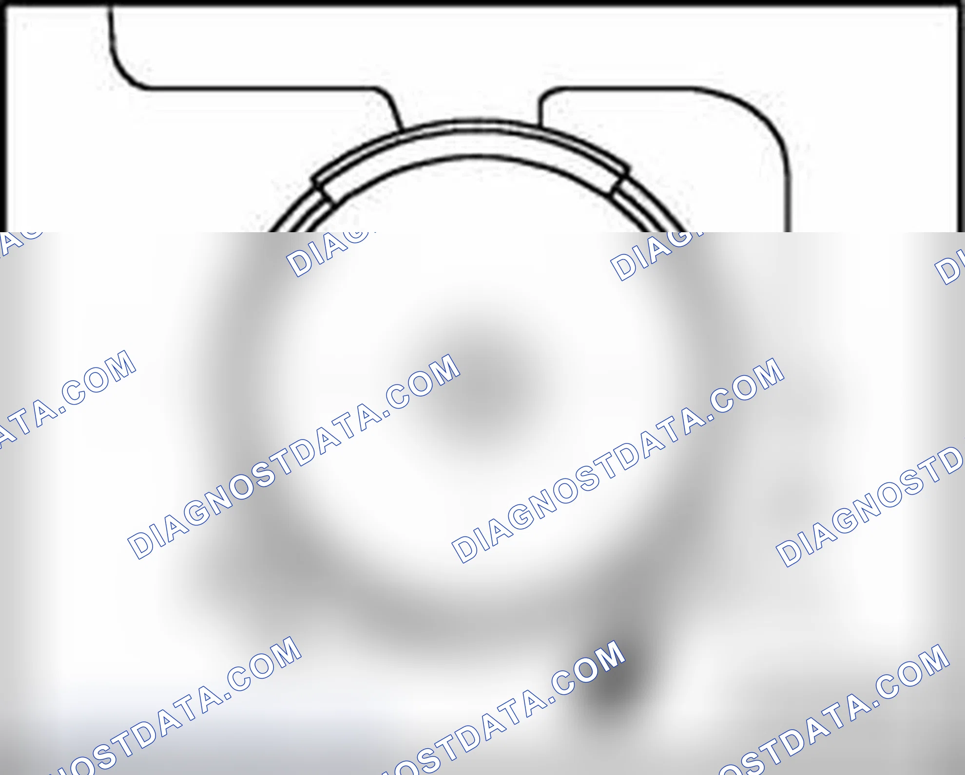 Scheme 3: Installation position of screw clip for fuel filter