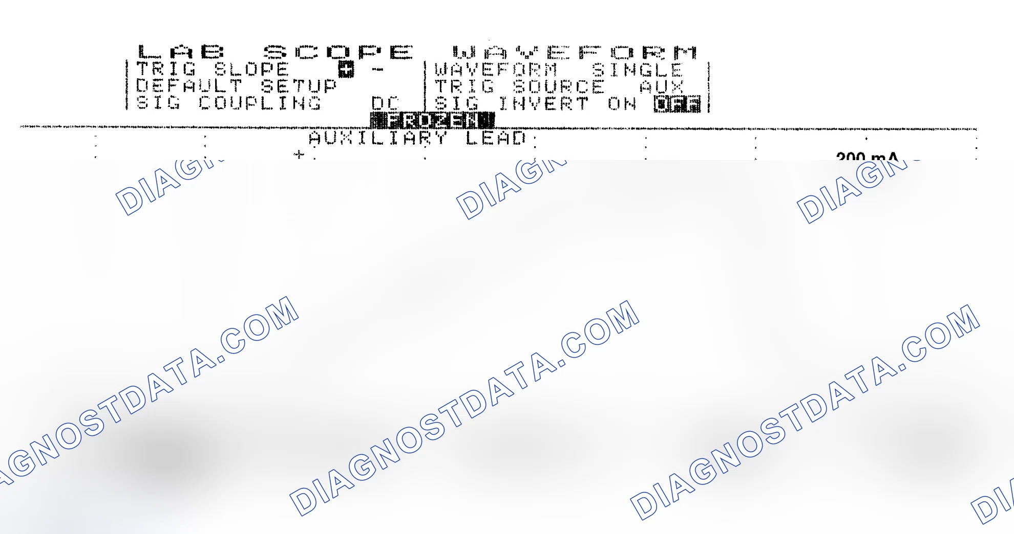Scheme 13: Single Injector w/Normal Current Flow - Current Pattern