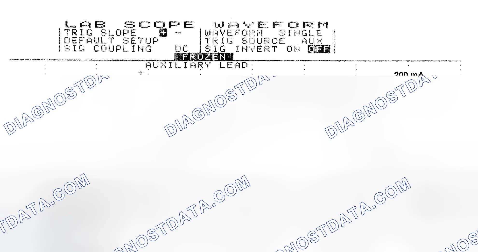Scheme 13: Single Injector w/Normal Current Flow - Current Pattern