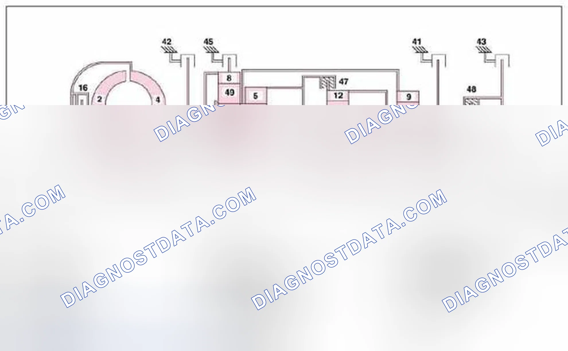 Scheme 241: Power flow in 5th gear, function - GF27.10-P-3015AHZ