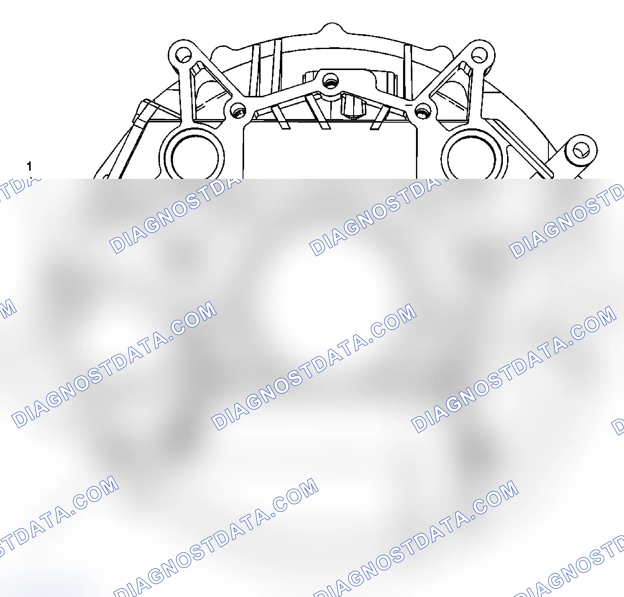 Scheme 432: Flywheel Housing - Rear View
