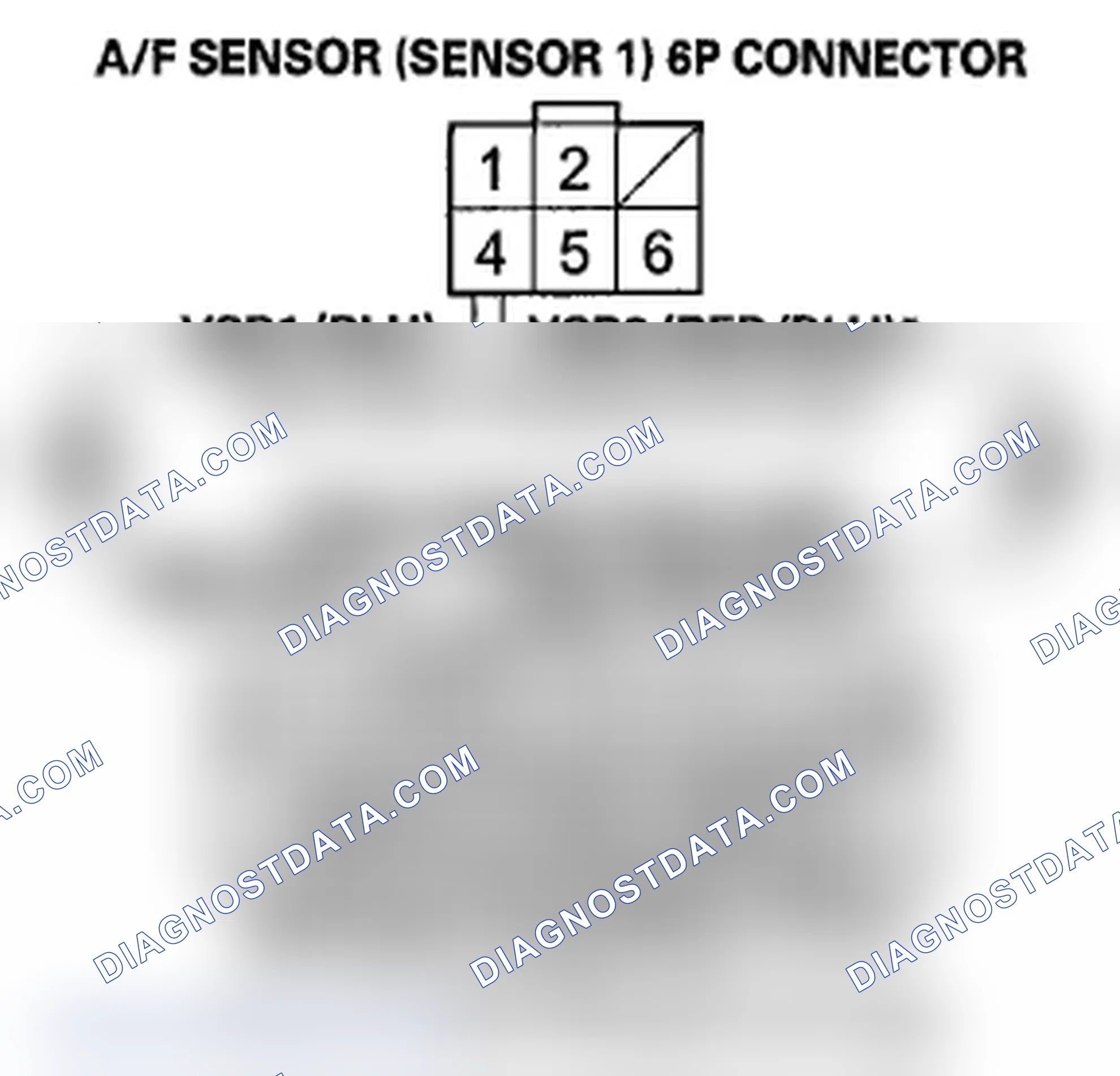 Scheme 200: DTC P2251: Rear A/F Sensor (Bank 1, Sensor 1) VS Circuit High Voltage; DTC P2254: Front A/F Sensor (