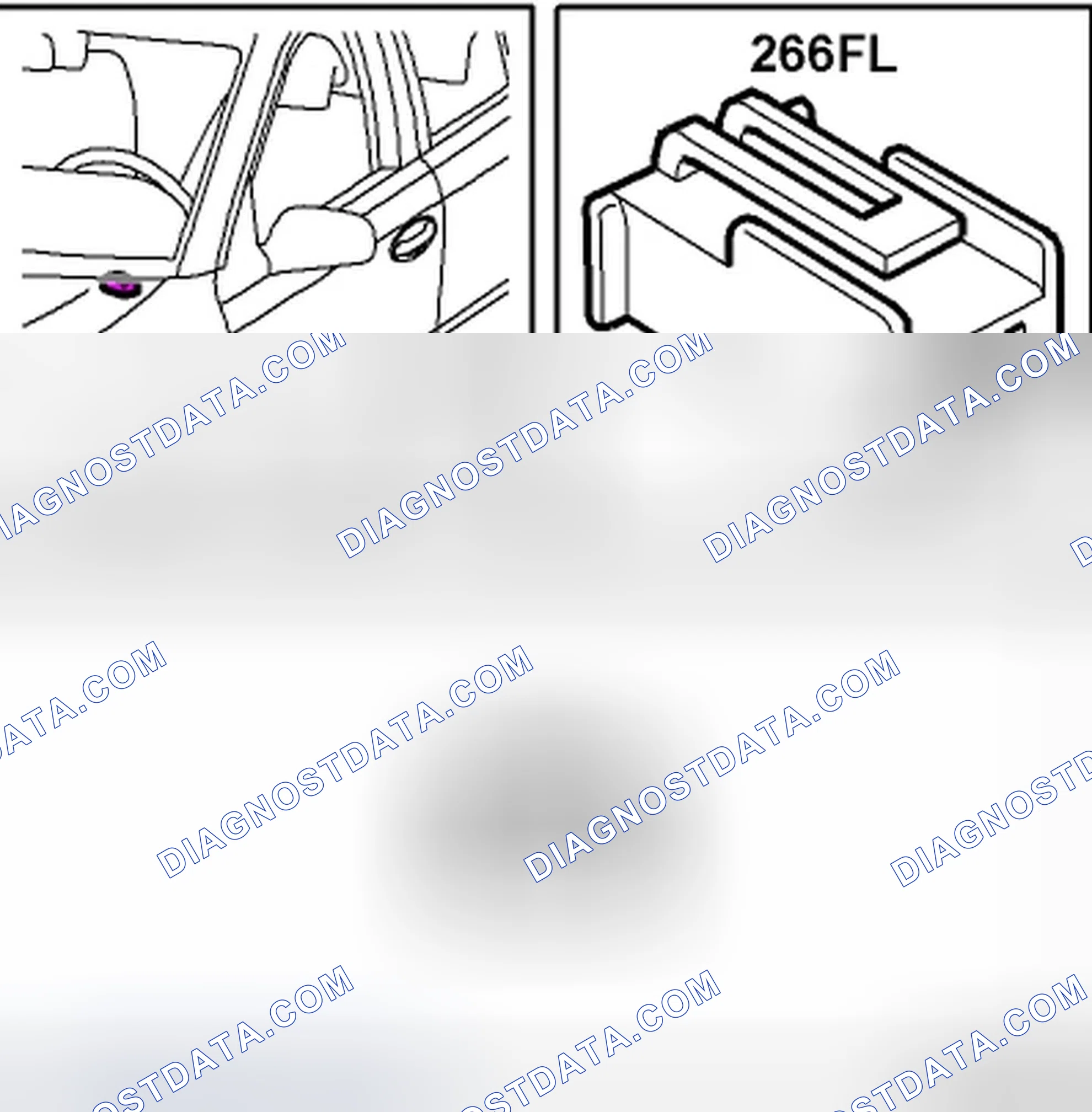 Scheme 181: Left Dashboard Speaker (266FL)