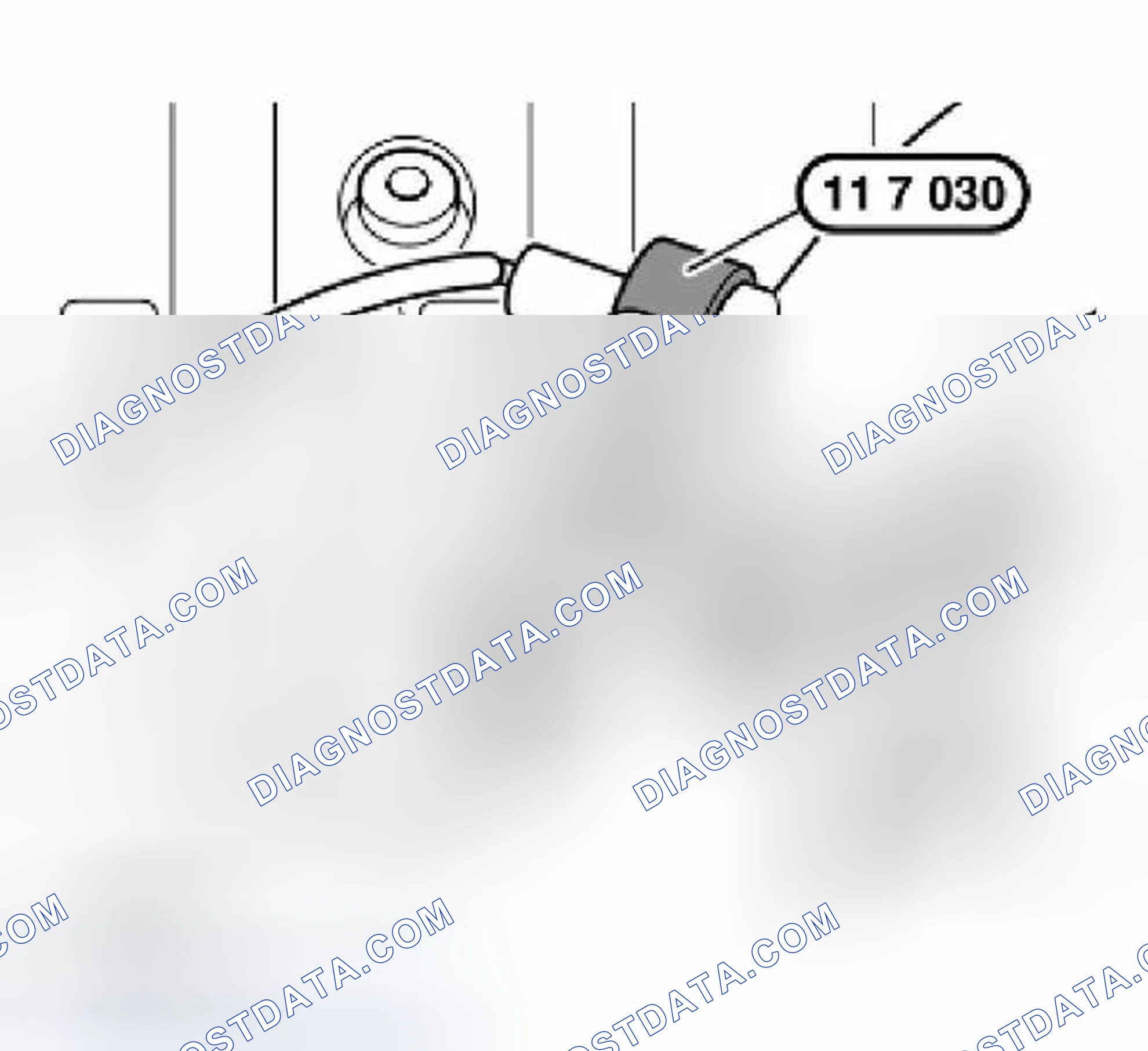 Scheme 691: 11 78 530 Replacing Lambda control sensor, left (M62)
