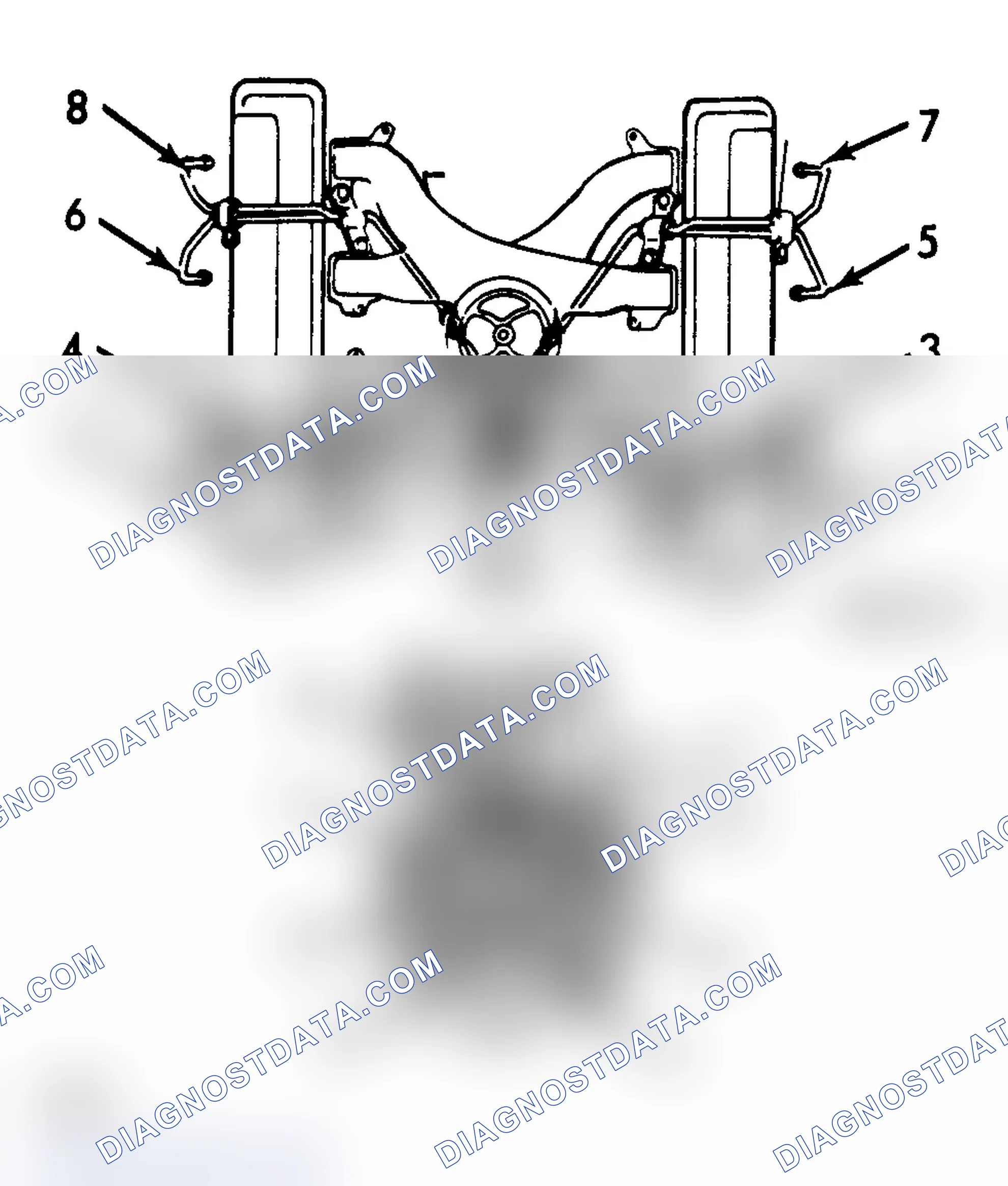 Scheme 54: Injection Pump Fuel Line Routing