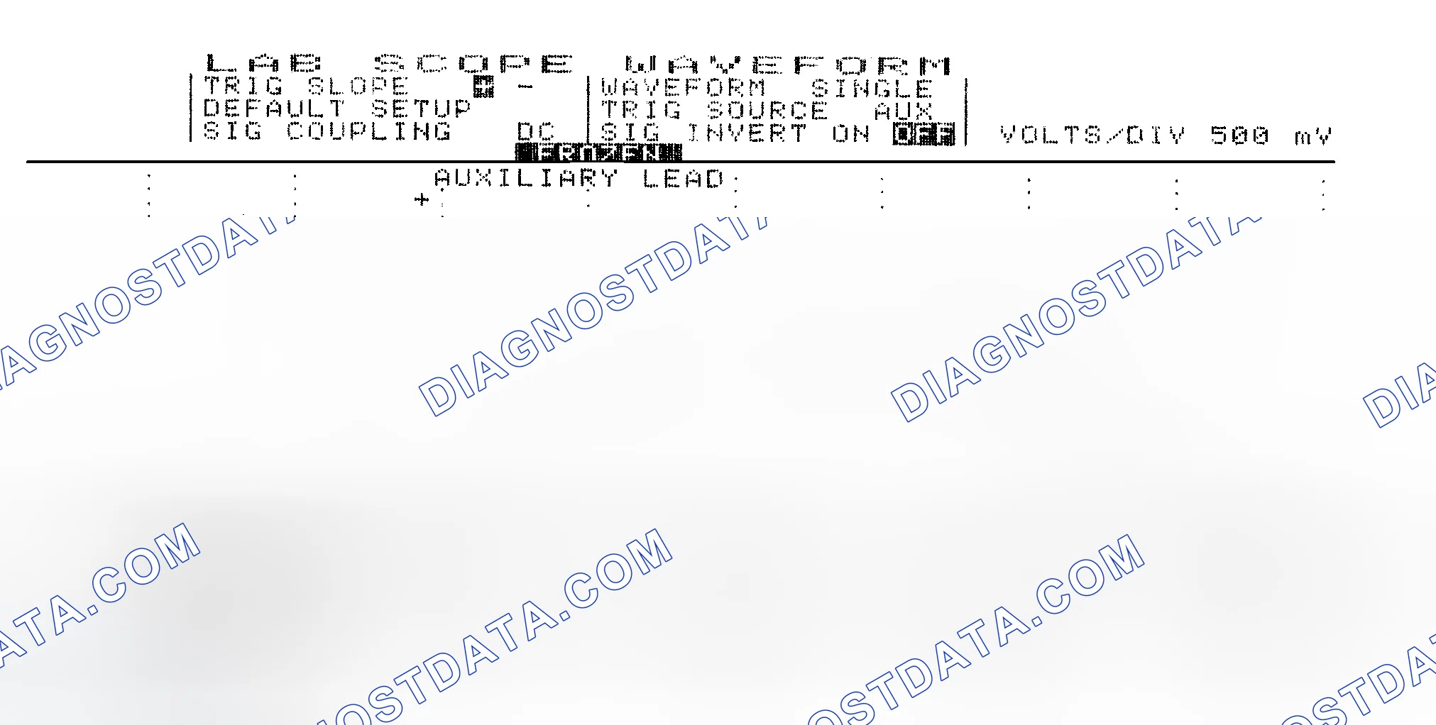 Scheme 14: Single Injector w/Excessive Current Flow - Current Pattern